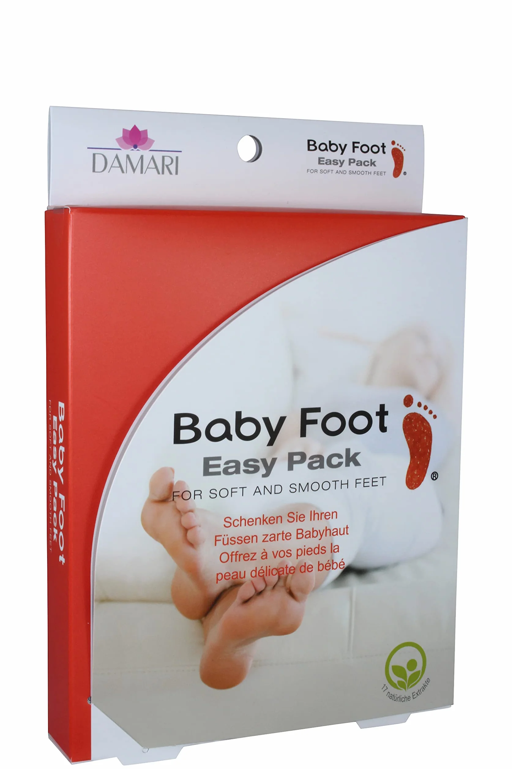 Baby Foot, delikatny peeling zrogowaciałego naskórka, 2 foliowe skarpety