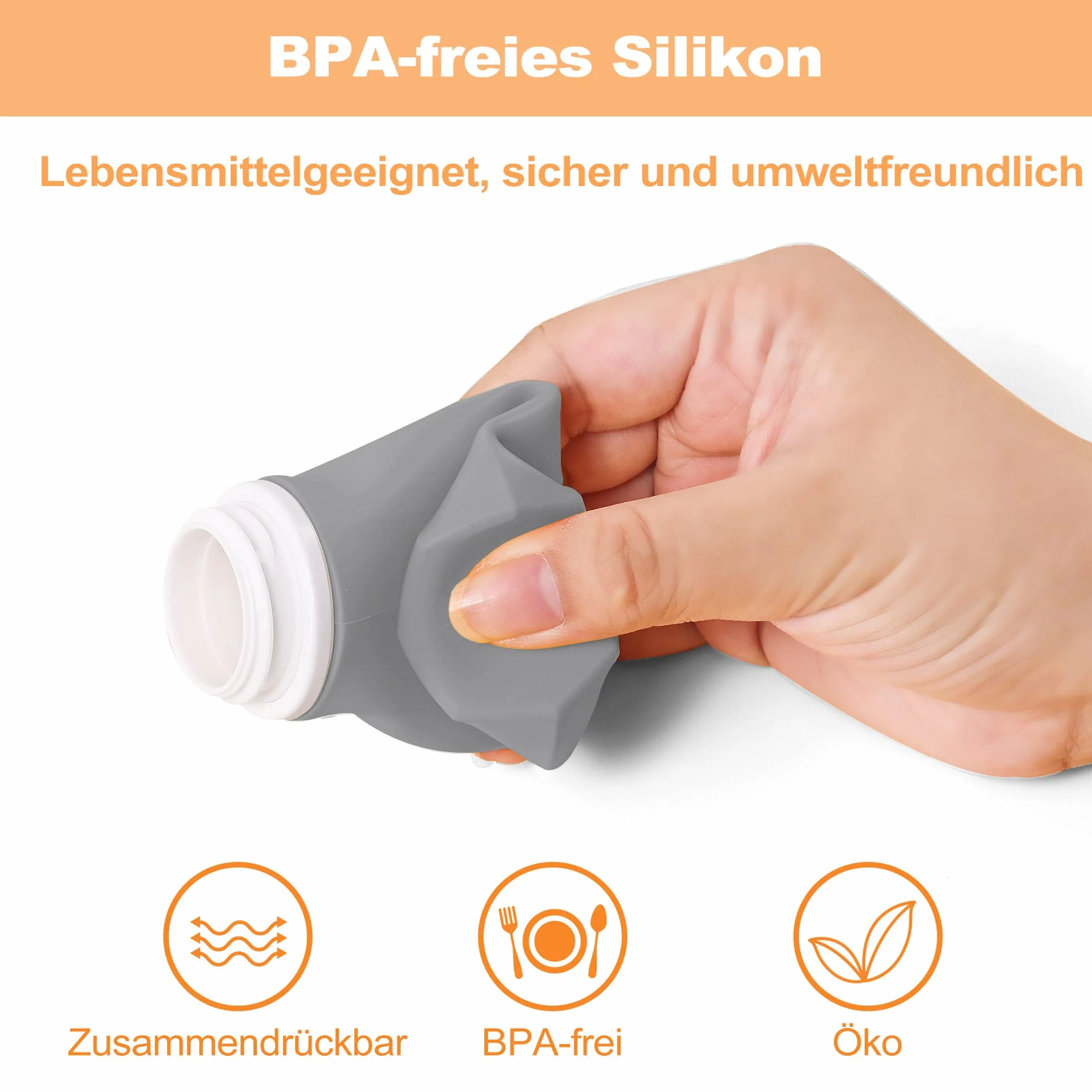 Opret Zestaw 12 silikonowych butelek podróżnych, 100 ml, do napełniania kosmetykami w płynie, szczelne, do wielokrotnego napełniania, puste butelki podróżne, pojemniki podróżne