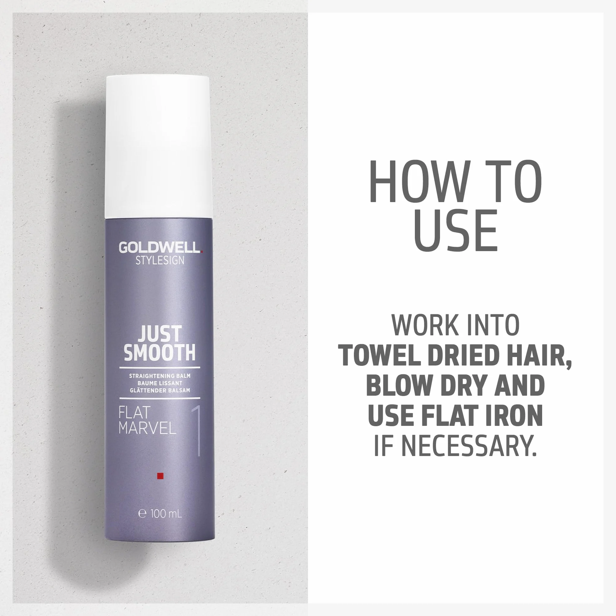 Goldwell 2 sztuki w opakowaniu Goldwell Stylesign Flat Marvel 100 ml