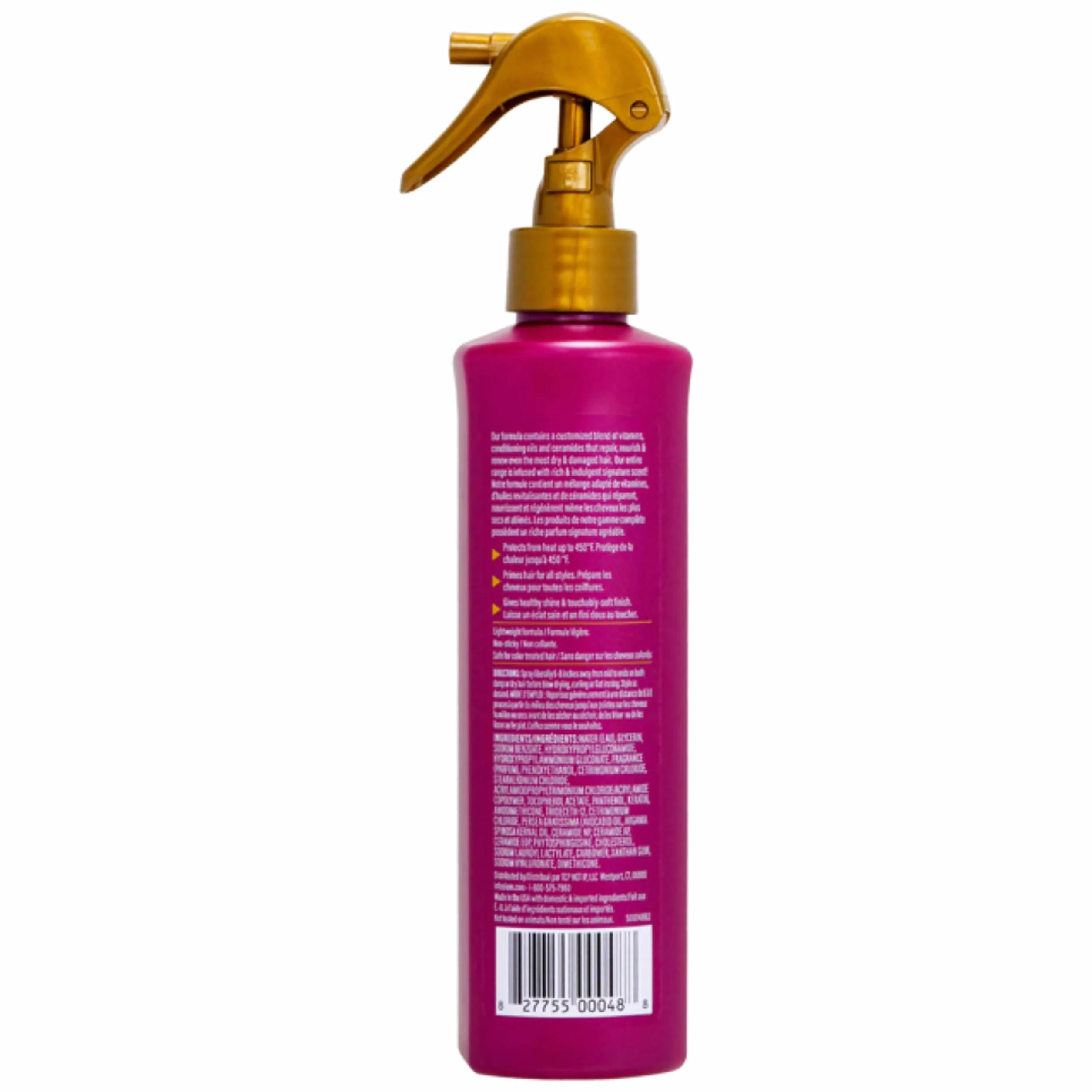 Infusium Repair and Replenish Heat Protector - Nourishing Heat Protection Spray for Hair with Vitamin E and Avocado Oil - Moisture Lock - 224 ml