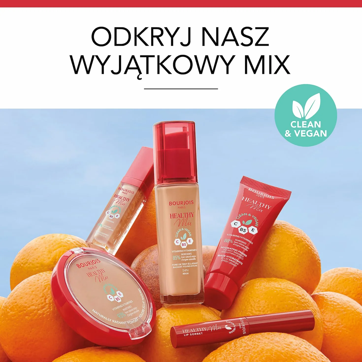 Bourjois Healthy Mix Clean Lip Sorbet wegańska, nawilżająca pomadka do ust nr 06 - Peanude Butter