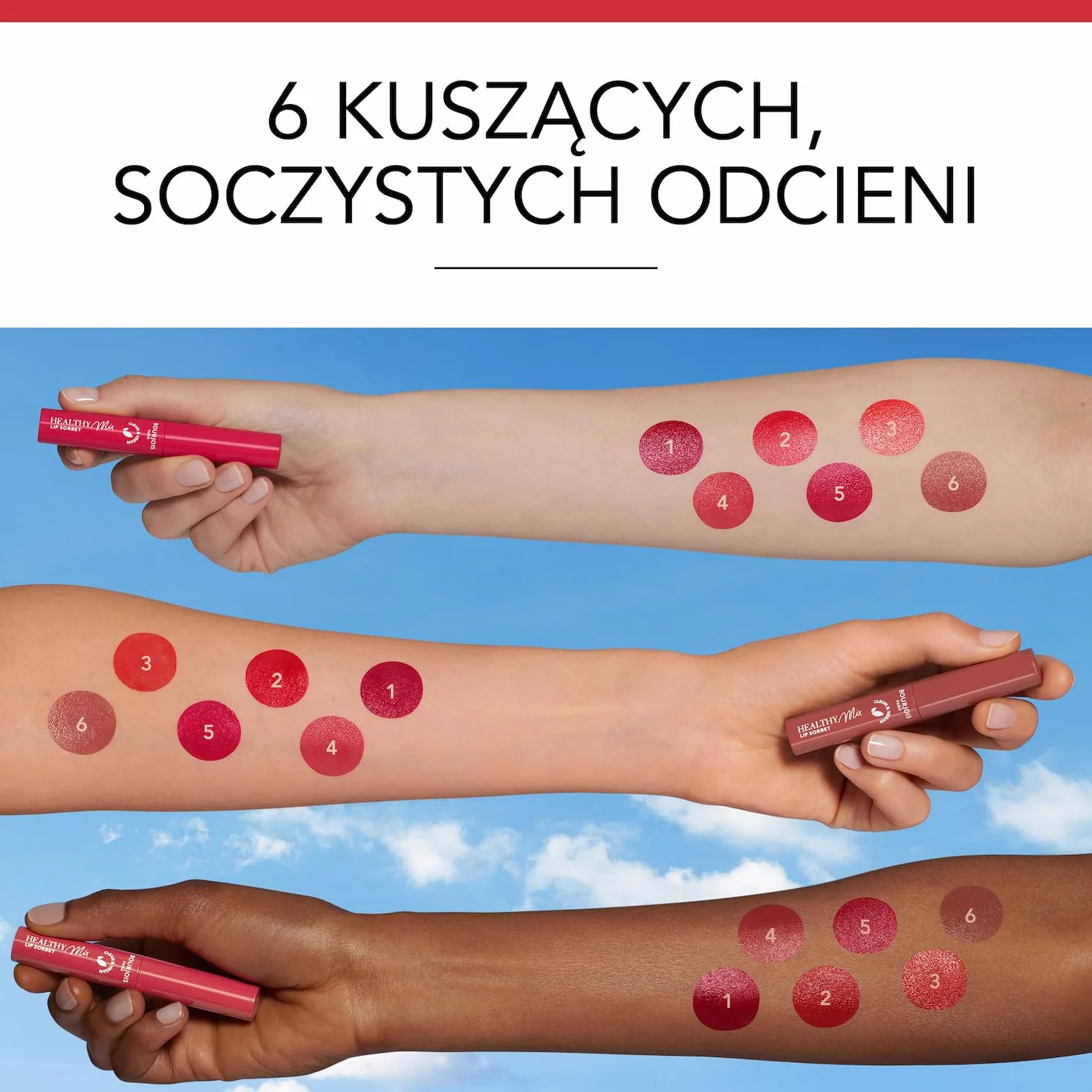 Bourjois Healthy Mix Clean Lip Sorbet wegańska, nawilżająca pomadka do ust nr 06 - Peanude Butter