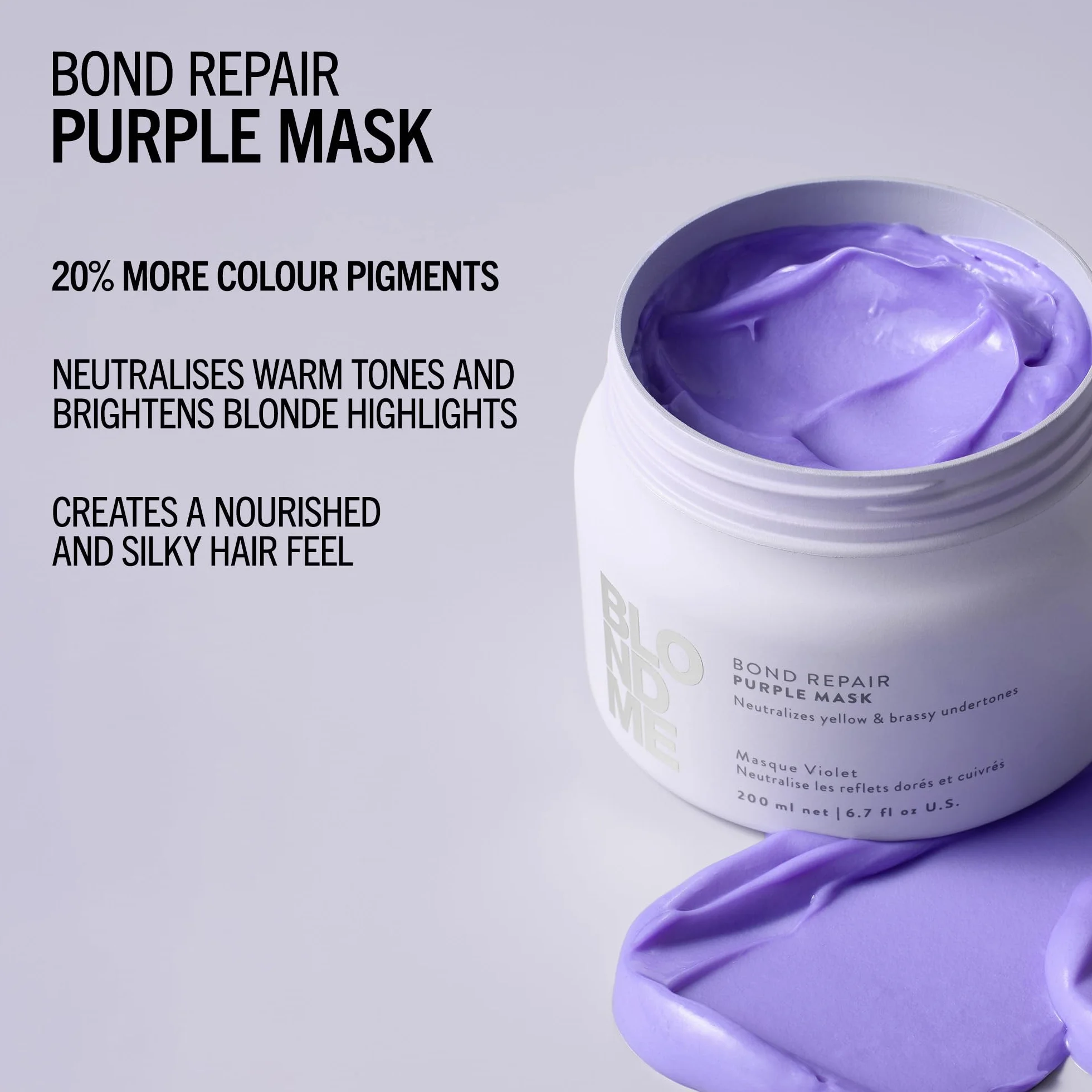Schwarzkopf Professional BlondMe Bond Repair Purple Mask