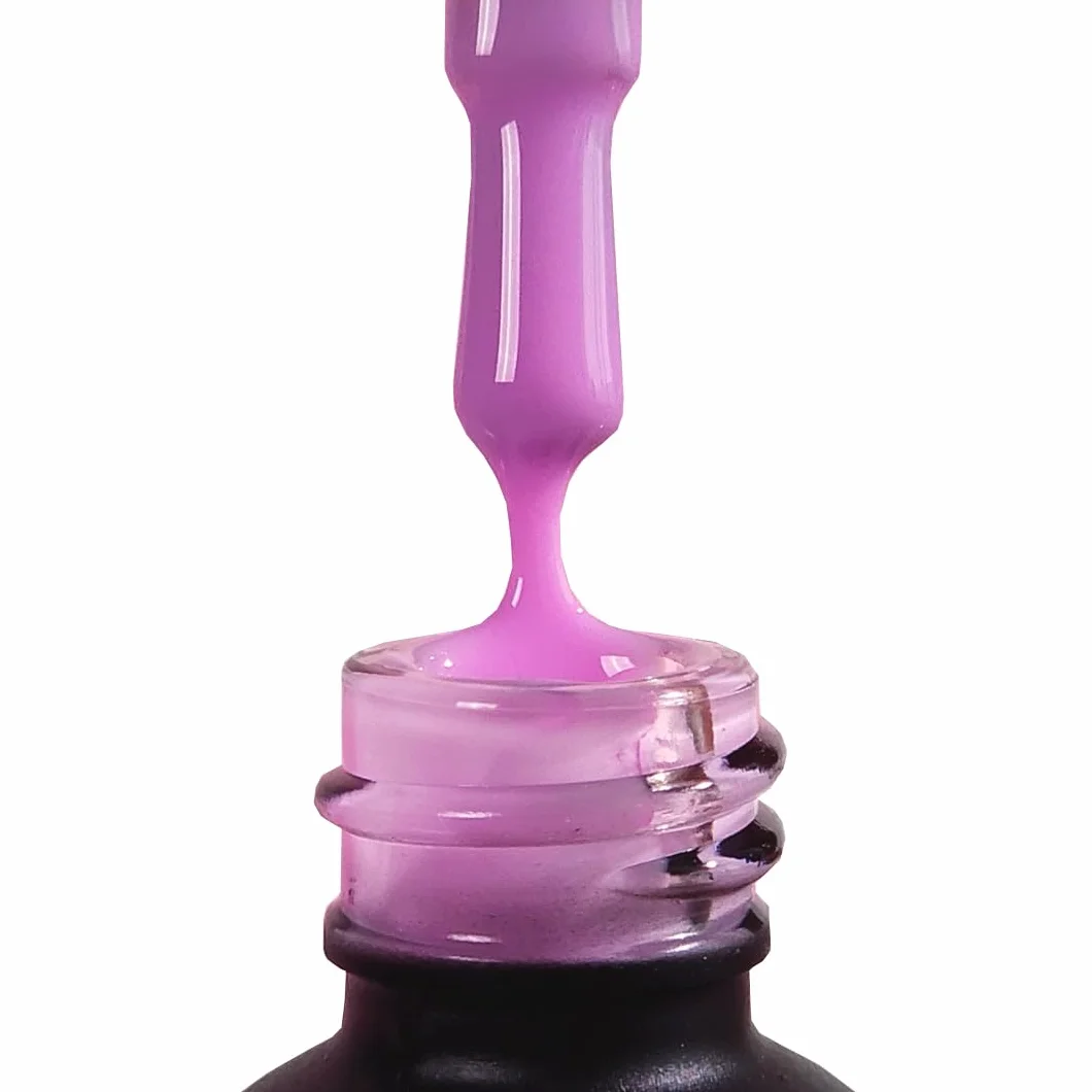 Didier Lab – Premium Rubber Base Gel Soft Lilac 10 ml – Baza kauczukowa LED/UV Pastelowy Fiolet – Bez HEMA i TPO – Lakier hybrydowy podkładowy – 2w1 baza i kolor do manicure hybrydowego