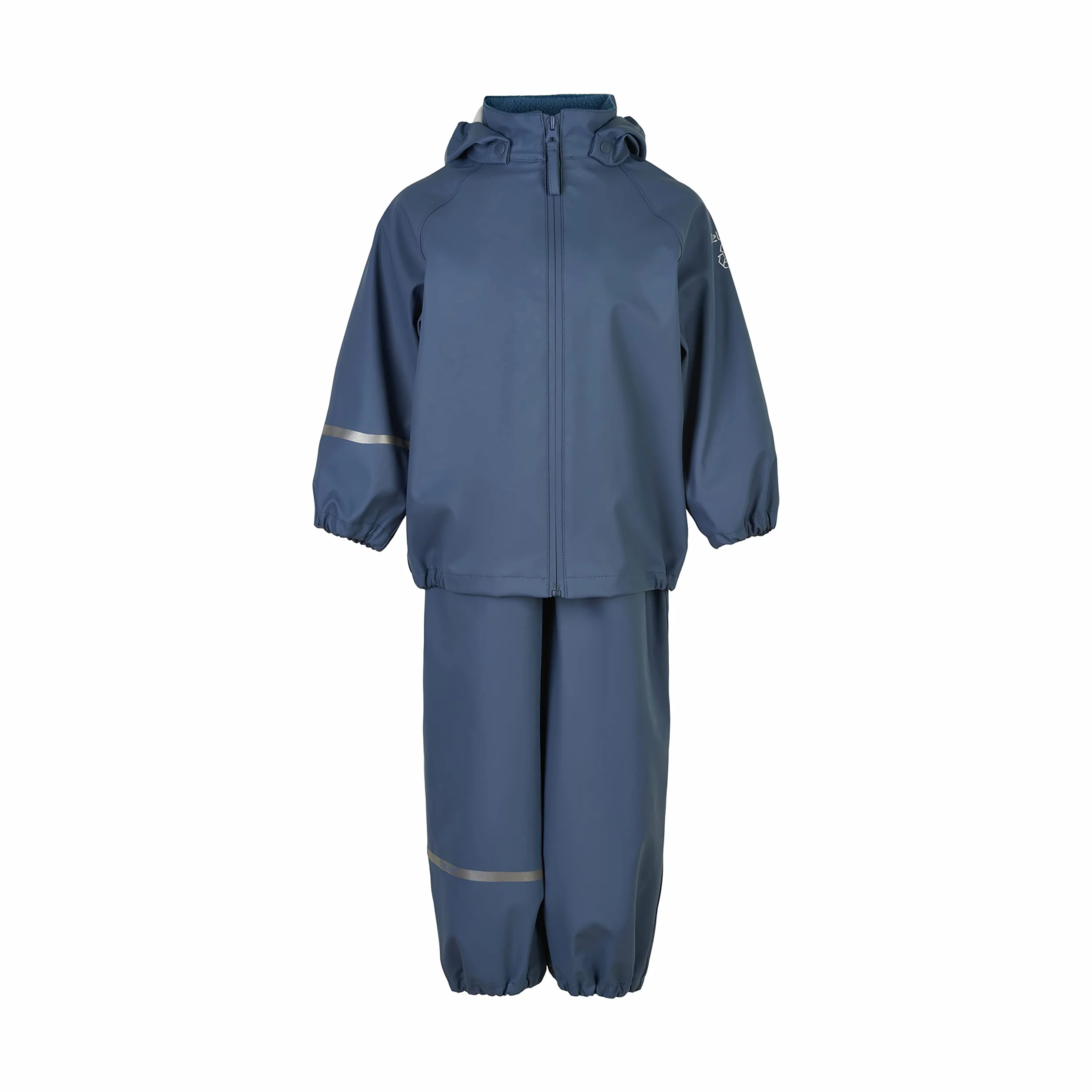 Celavi Dziecięca kurtka przeciwdeszczowa Pu Recycled Rain Set, niebieski (China Blue), 110
