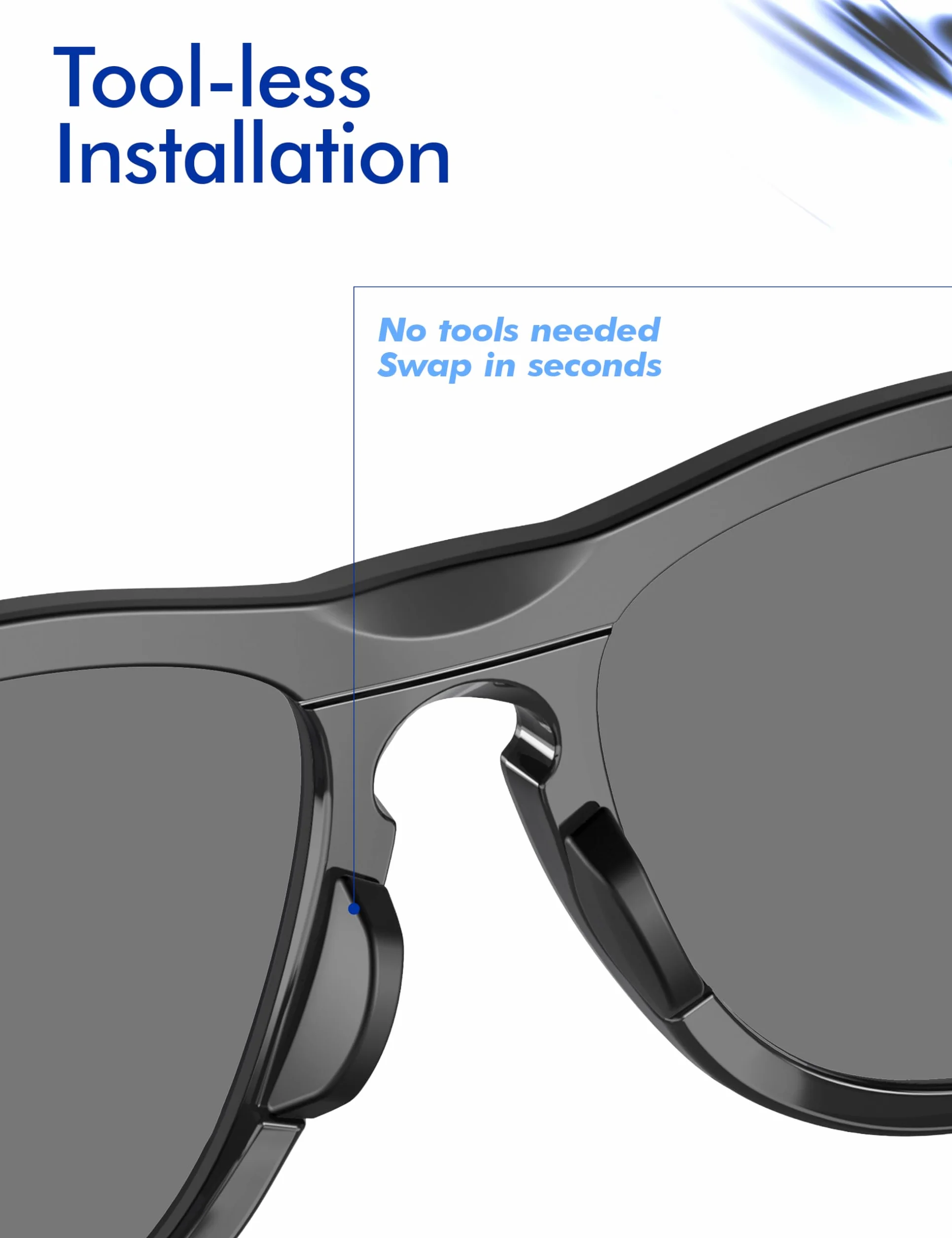 SAUCER Zamienne noski do Oakley Frogskins Range OO9284 | OO9284A | OO9289 | Spindrift OO9474 | OX8176 okulary przeciwsłoneczne