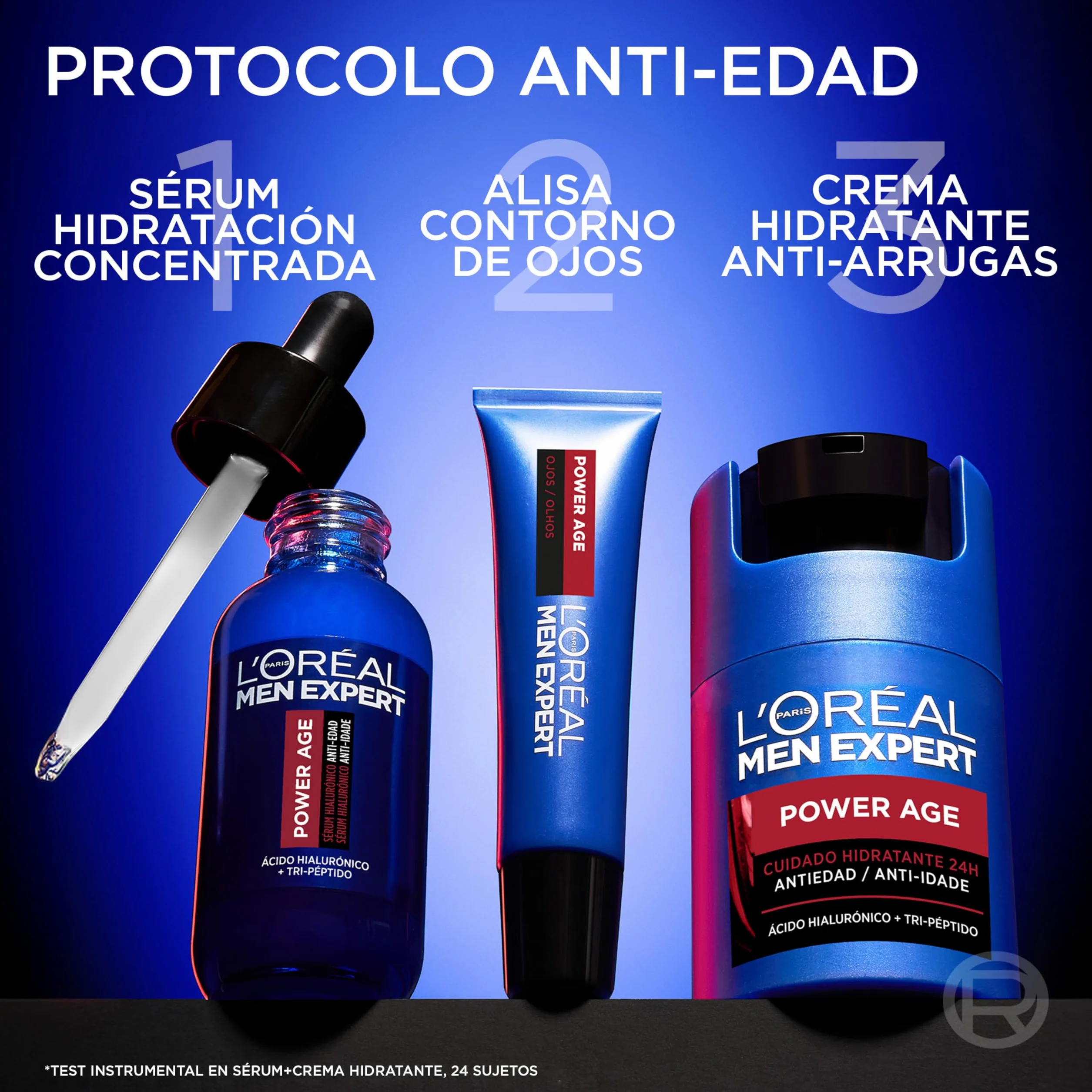 L'Oréal Paris Men Expert Vitalift - Contorno de Ojos Anti-Edad - 15 ml
