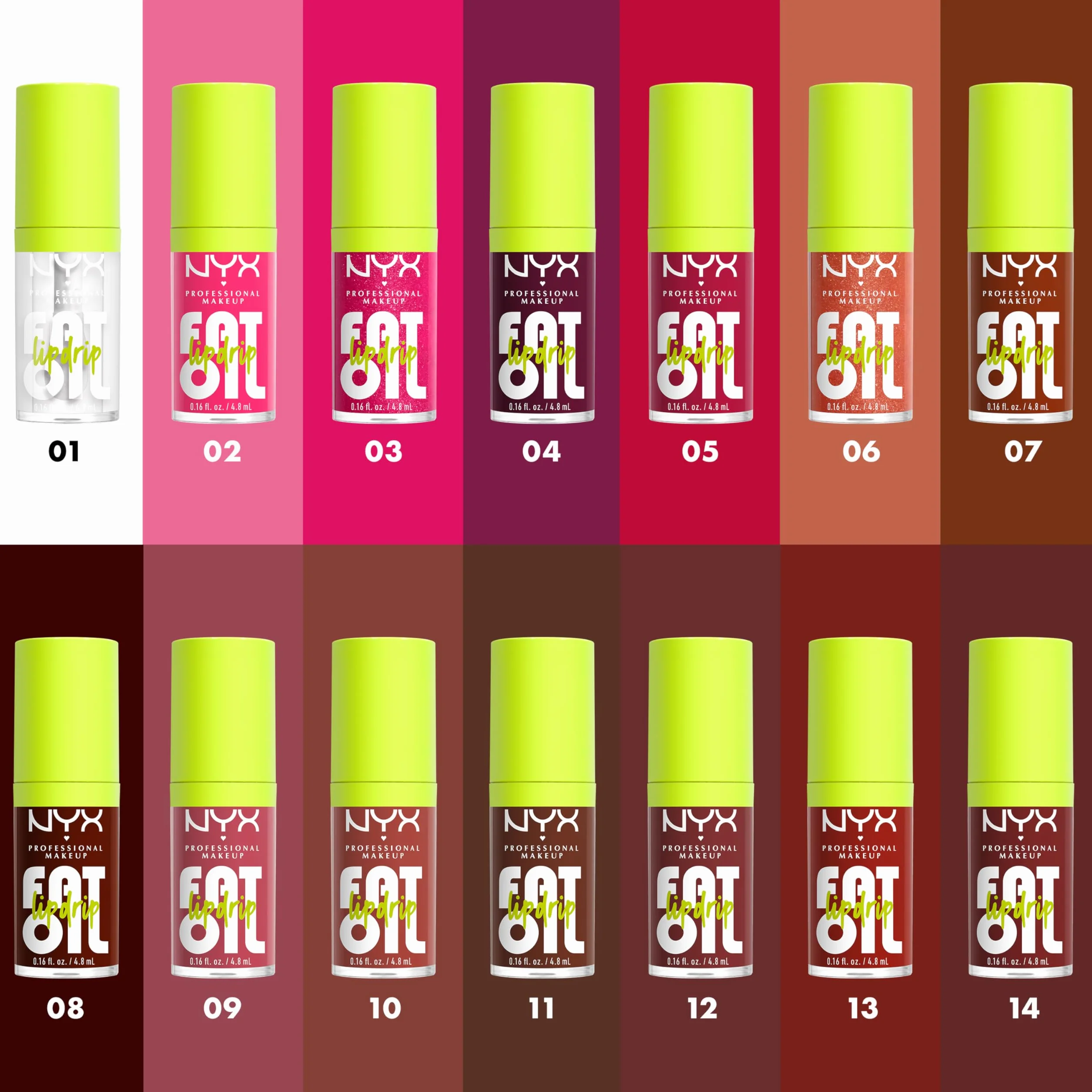 Nyx Professional Makeup Fat Oil Lip Drip Błyszczyk do Ust, 03 Supermodel, 4.8 ml