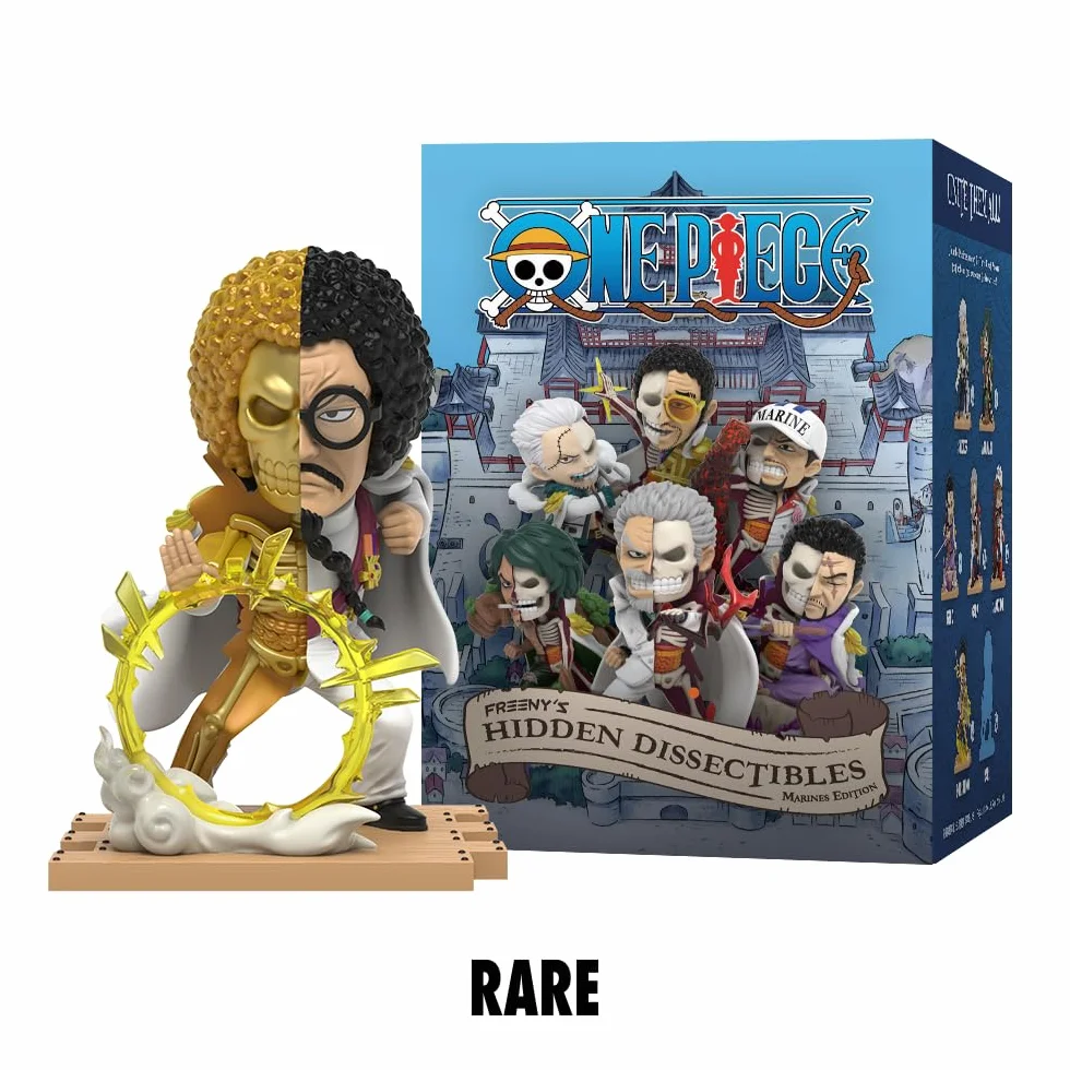 Mighty Jaxx Freeny's Hidden Dissectibles One Piece Series 8 (Marines Edition) | Figurki kolekcjonerskie Blind Box, każde opakowanie zawiera losową figurkę