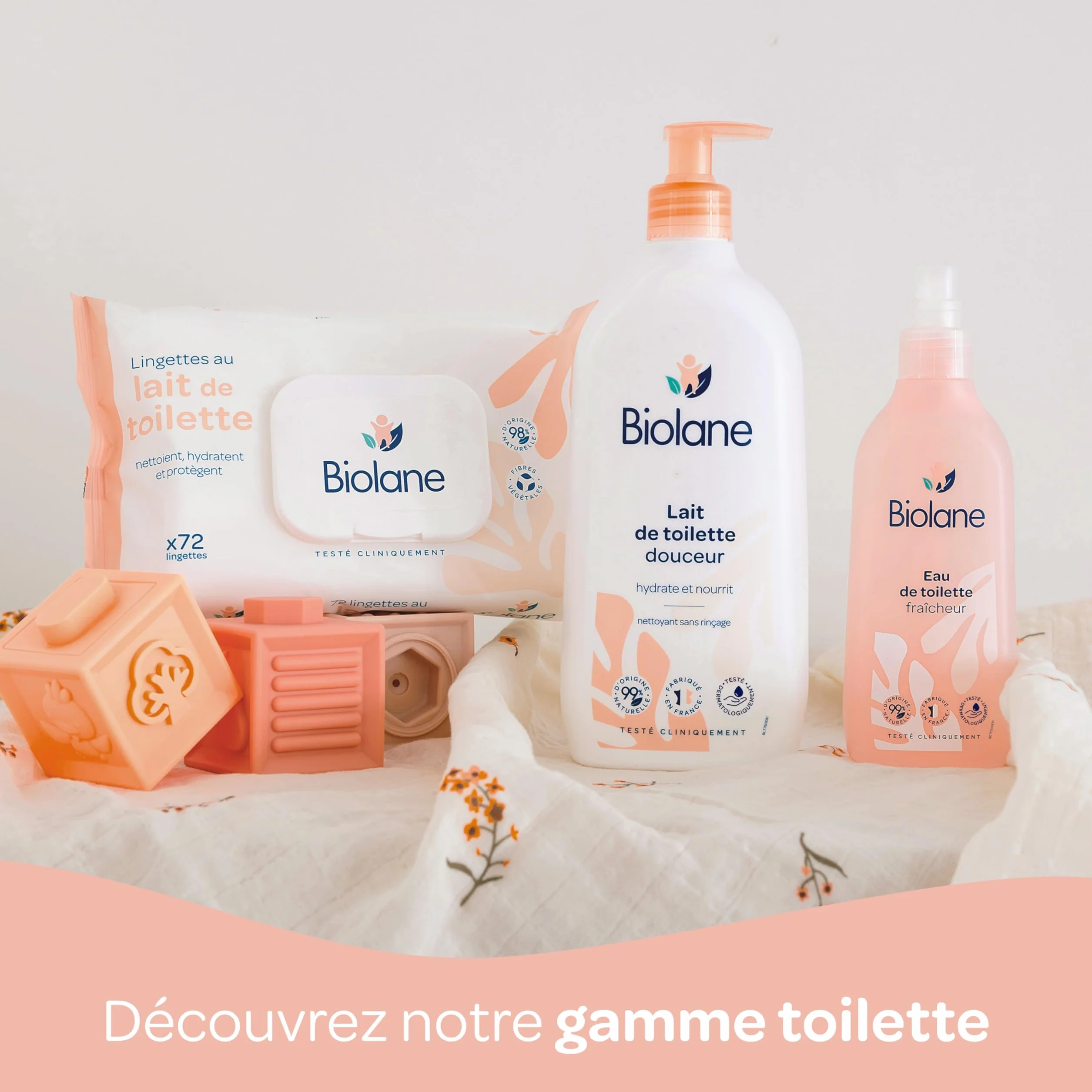 BIOLANE Woda toaletowa dla niemowląt Fresh 200 ml Francja