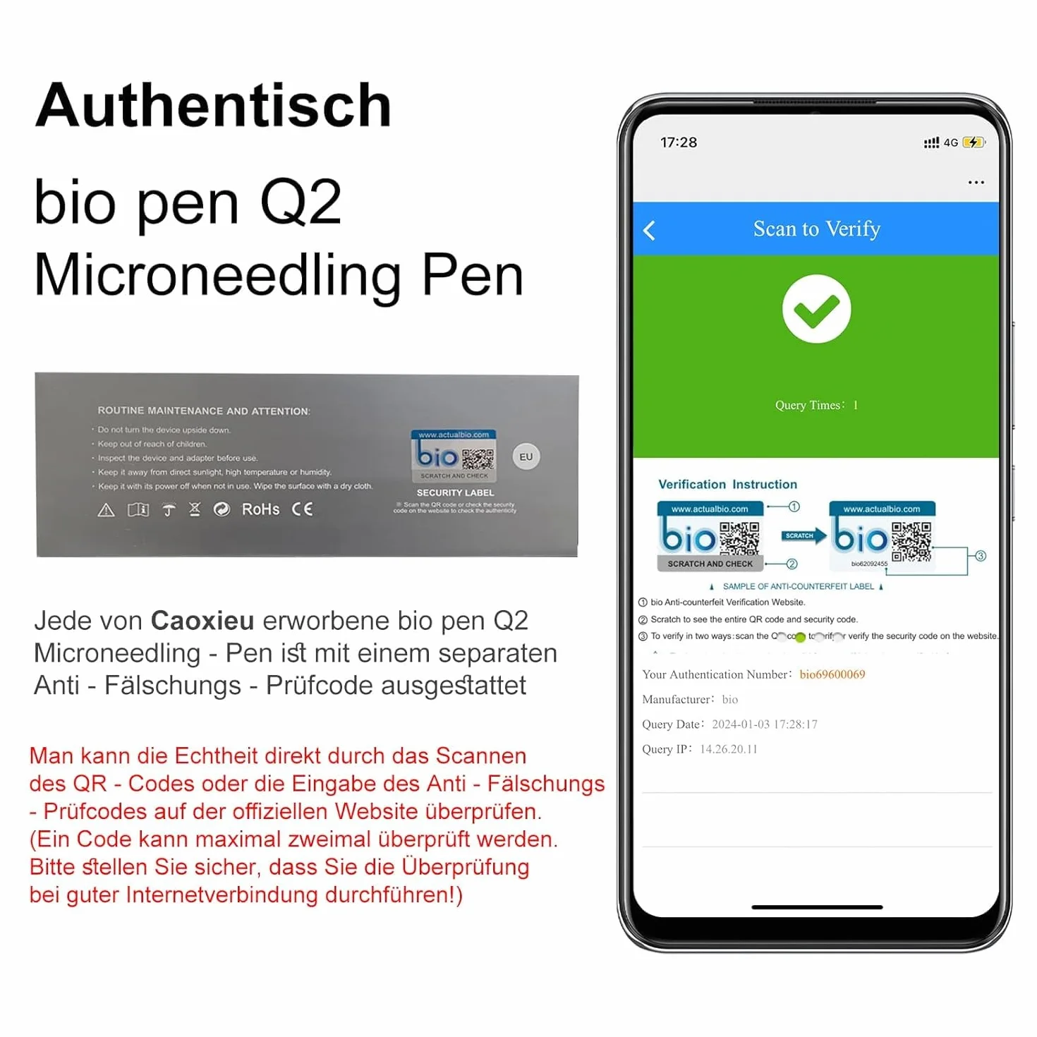 Microneedling Pen z EMS LED 3 w 1 Derma Pen Q2 z inteligentną podstawą czujnika, 3 wkłady do twarzy, ciała, porostu włosów