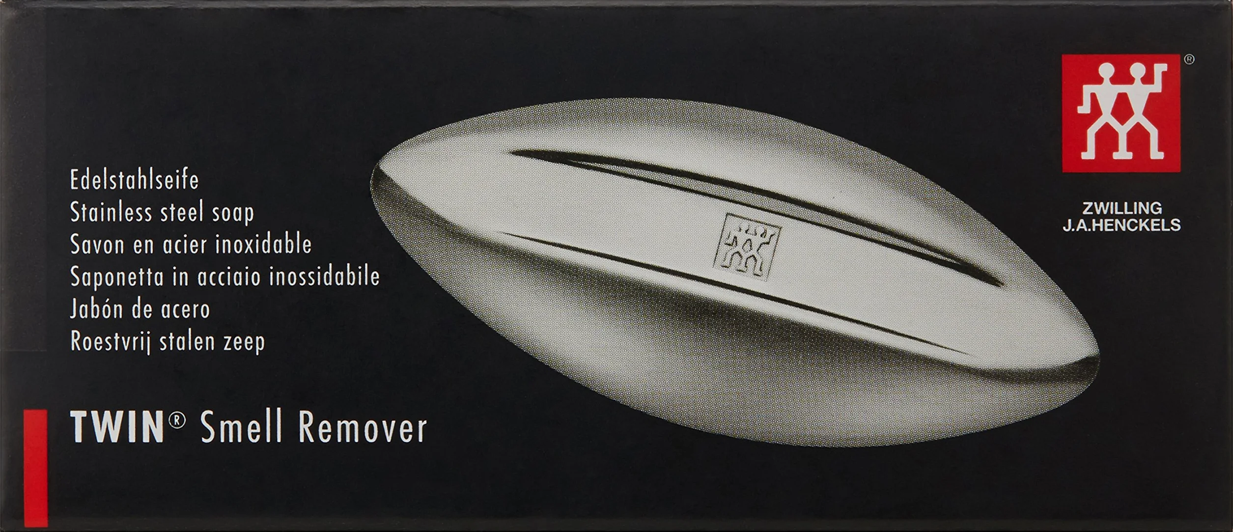 Zwilling Edelstahlseife, Bicolor, matt-poliert, rostfrei, Edelstahl, Silber, 9.5 x 4 x 1 cm, 1 Einheiten