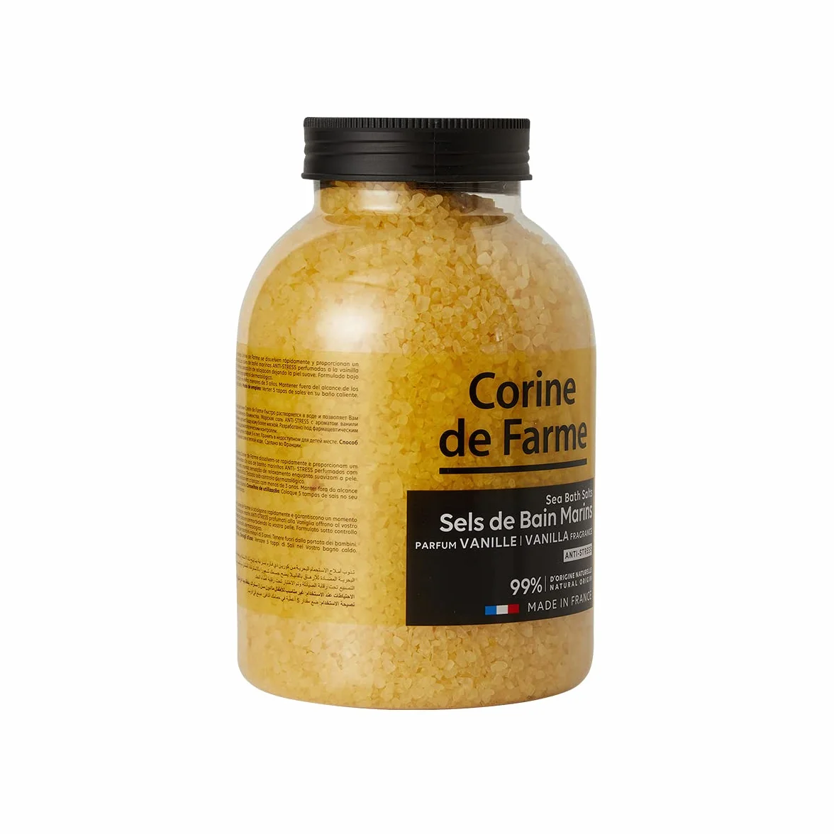 Corine de Farme Naturalne sole morskie antystresowe do kąpieli z wanilią 1,3 kg