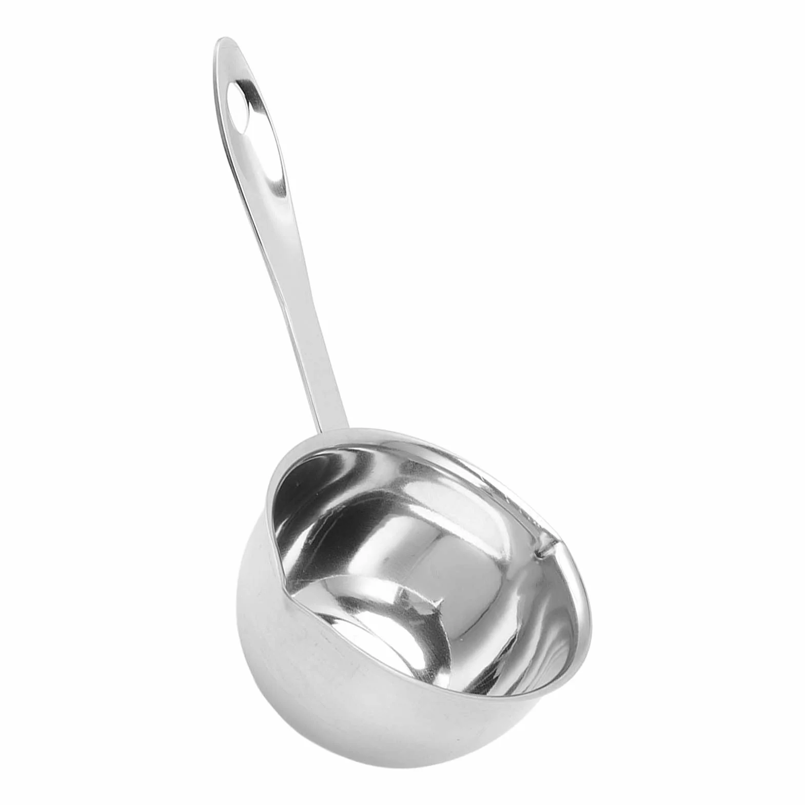 Garnek do Podgrzewania Masła, Garnek do Podgrzewania Masła Wszystko w Jednym Płaskie Dno Indukcyjne Mini Masło Gorący Garnek ze Stali Nierdzewnej Garnek do Mleka Mały Rondel(300 ml)