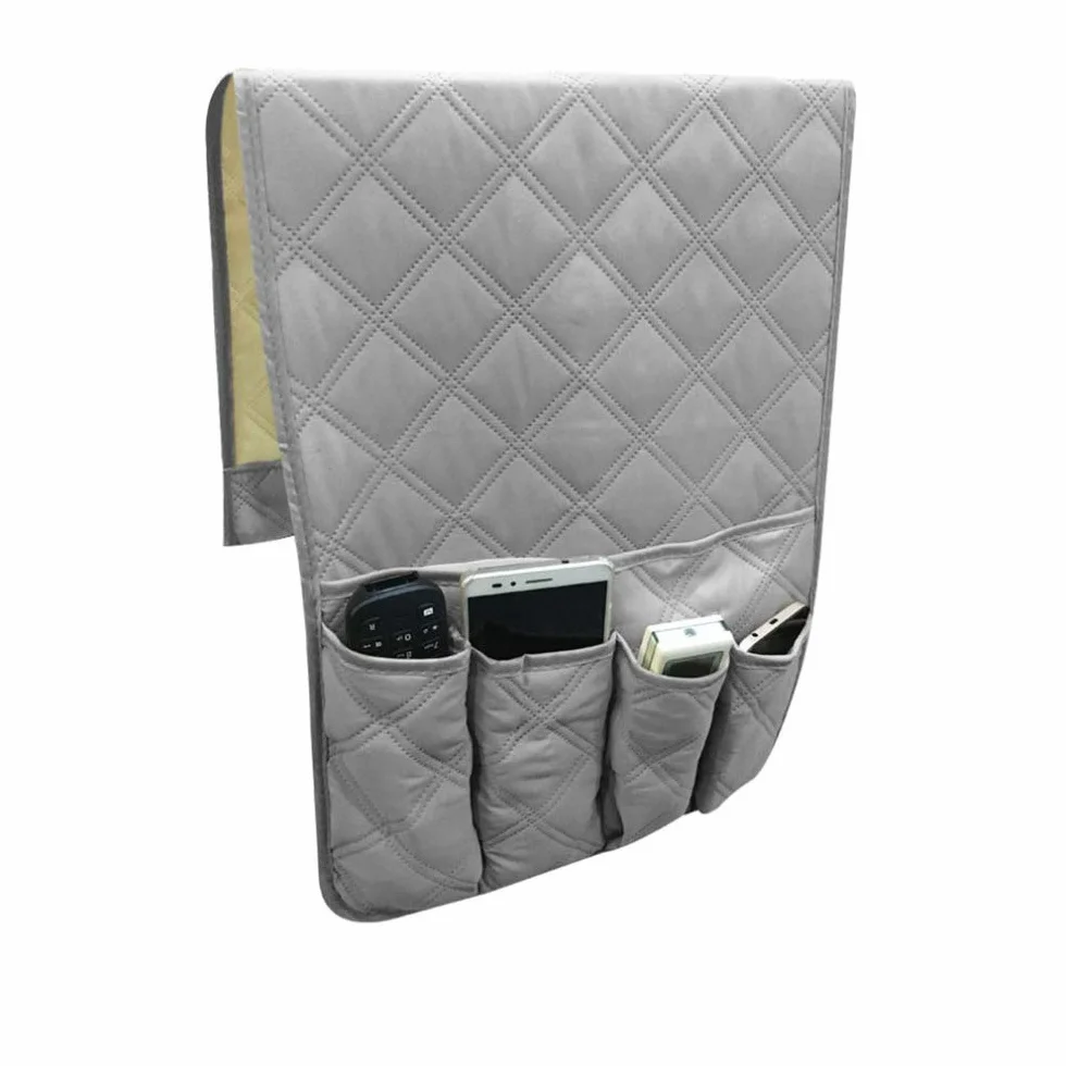 podłokietnik sofa organizer na sofę fotel Caddy krzesło stabilne łóżko torba do przechowywania wiszący podłokietnik z kieszeniami na pilot do telefonu IPad, książka, czasopisma