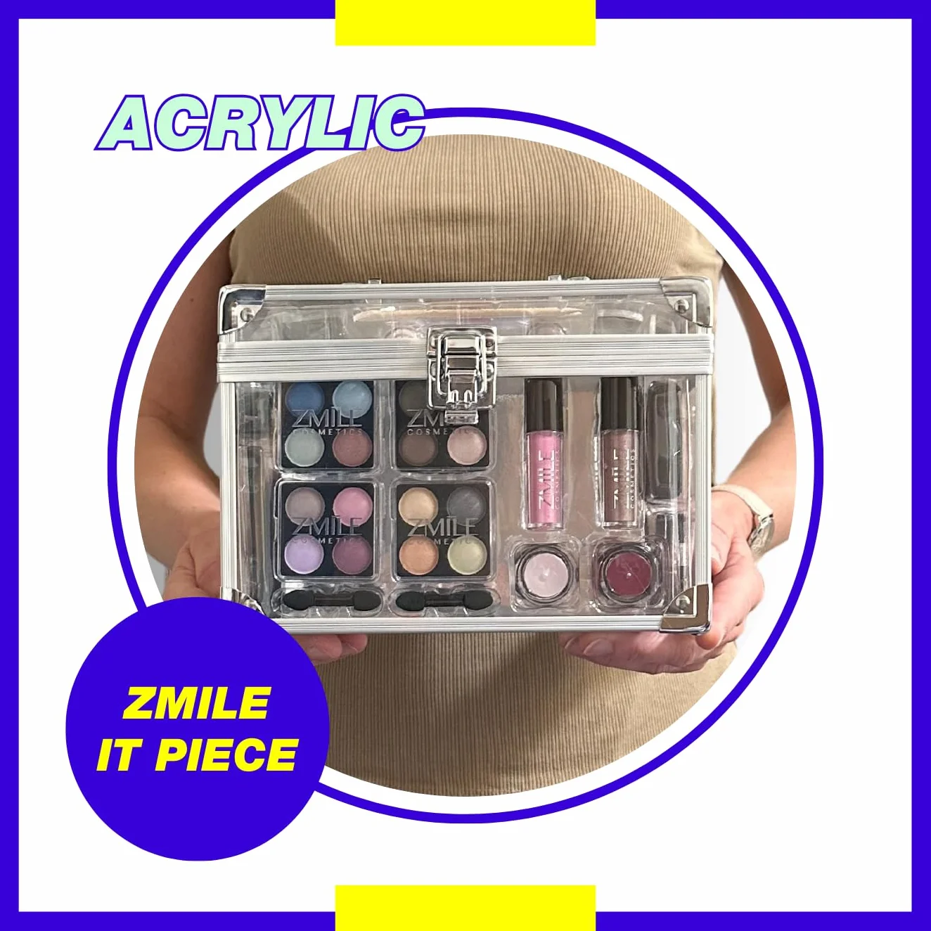 ZMILE Cosmetics Zestaw do Makijażu, Acryl, Kosmetyki Wegańskie