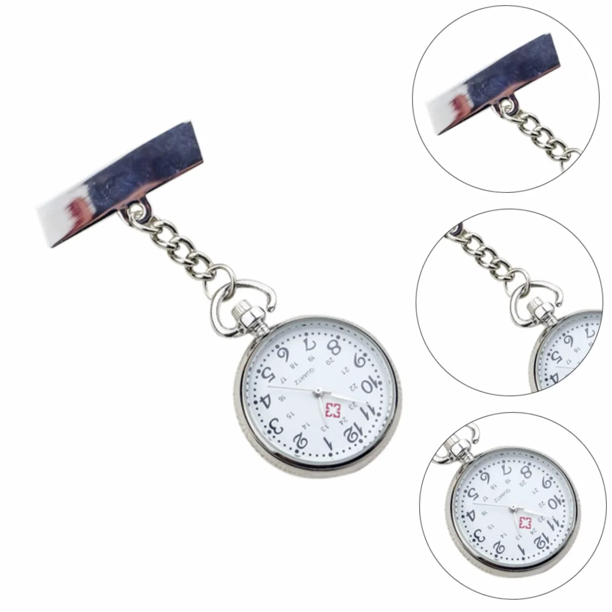 Amosfun 2 Sztuk Zegarek Kieszonkowy Relojes Para Mujeres Dziewczyna Zegarek Zegarek Damski Zegarki Dla Dziewczynek Klips Do Kluczy Zegarek Kieszonkowy Pielęgniarka Zegar Kieszonkowy Moda