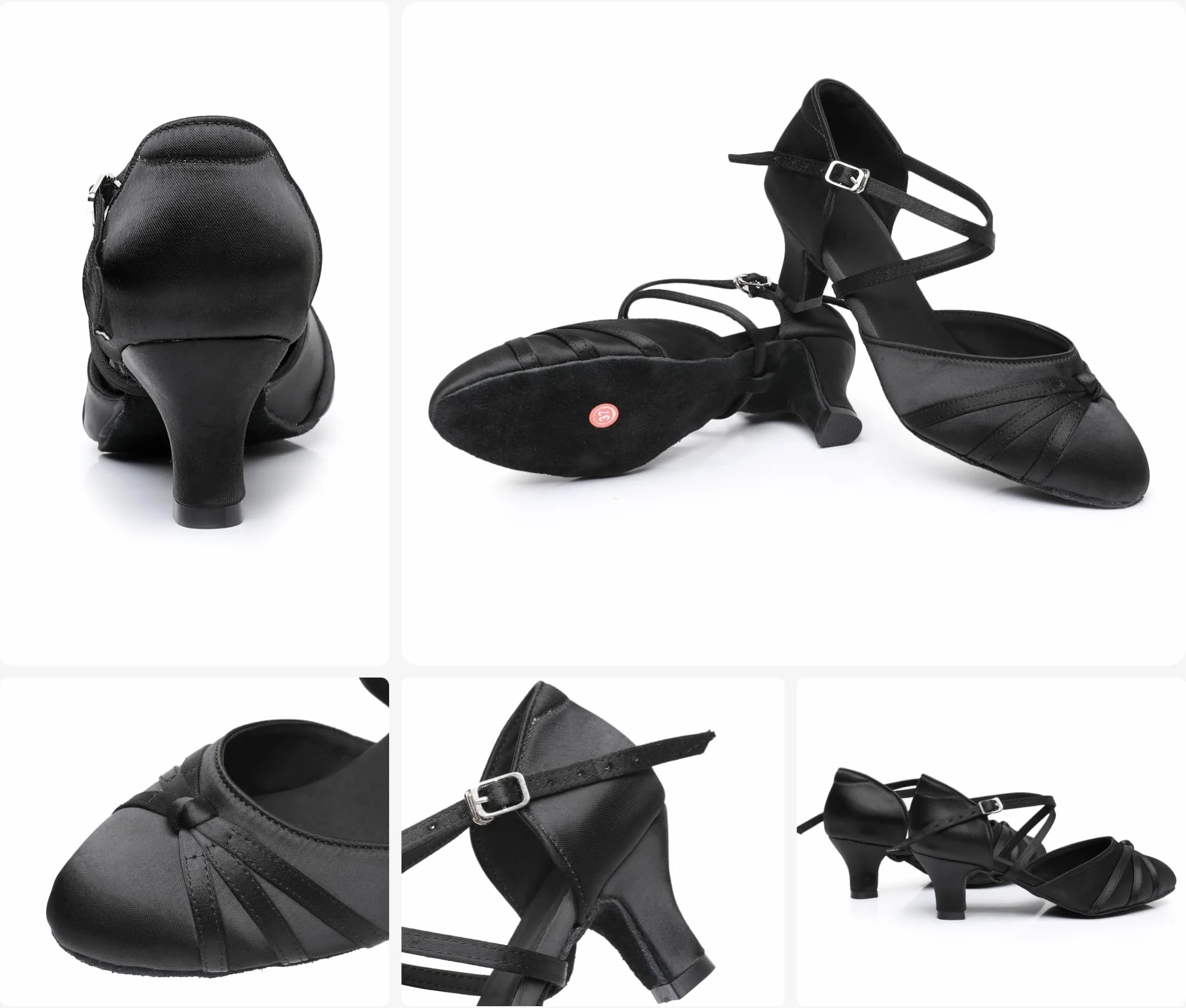 Damskie buty do tańca latynoskiego salsa tango walc buty do tańca towarzyskiego dla kobiet buty do tańca 5/7 cm obcas 2,5'-6'