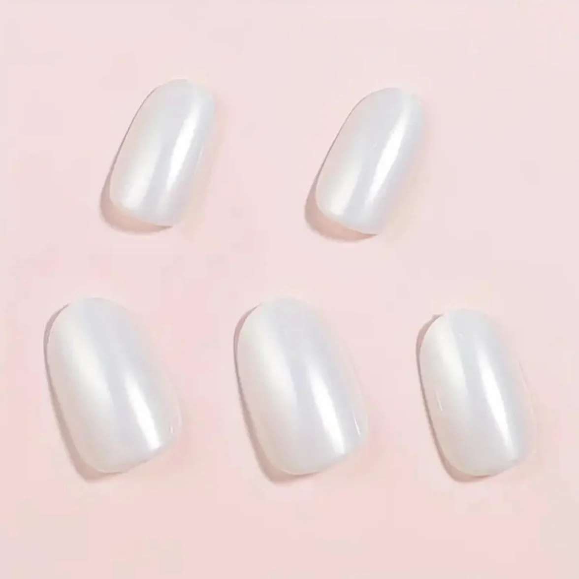 White Pearl chrom proszek do paznokci, efekt perłowy, błyszczący puder do paznokci, Nail Art Chrome Nail Powder