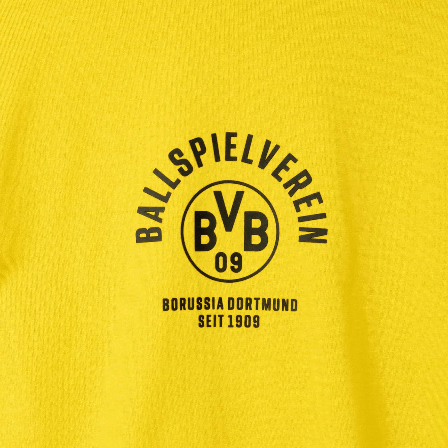 BVB koszulka klubu gry w piłkę, żółta herbata, koszulka basic, S-3XL