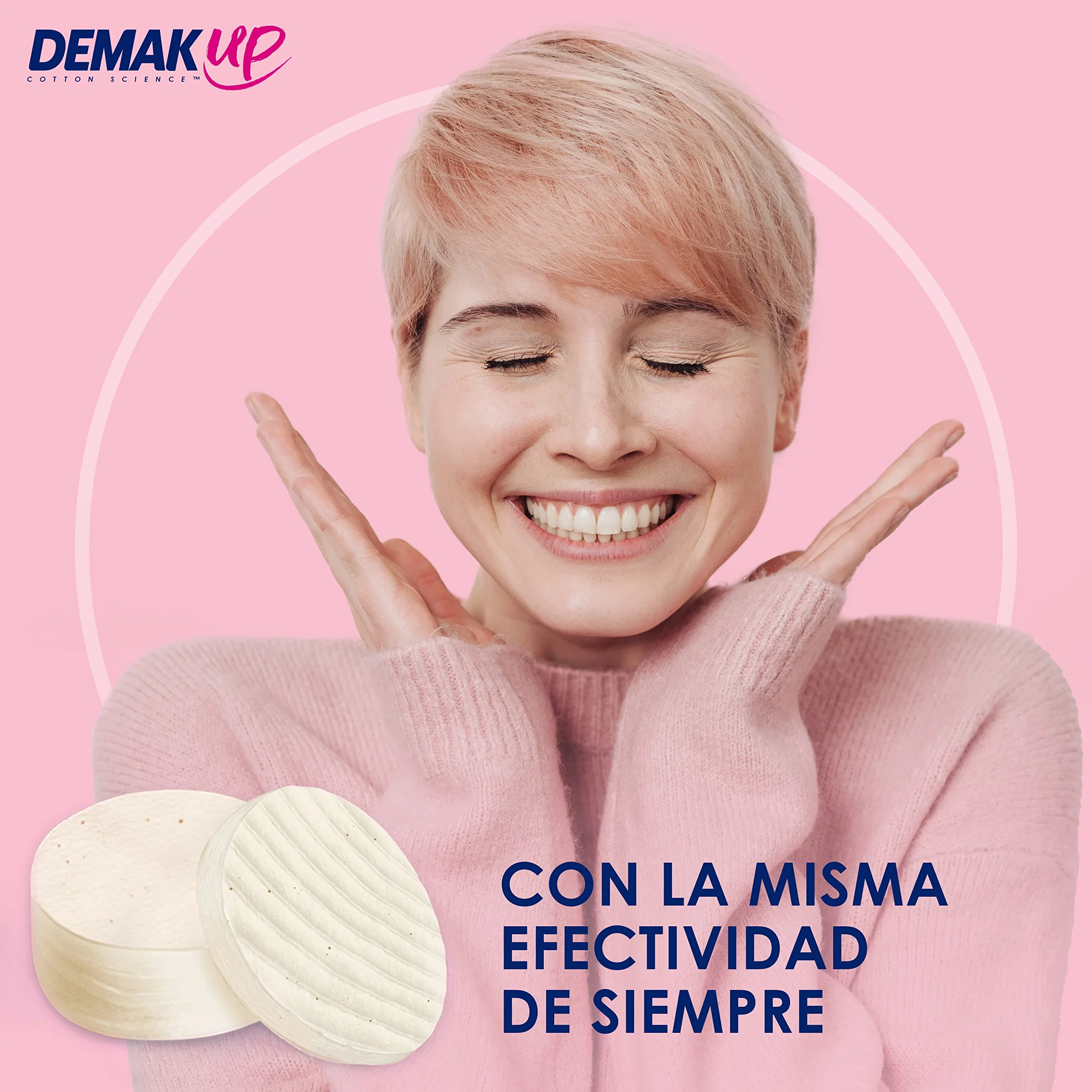 Demak 'Up Cocoon zestaw 85 wacików do demakijażu, krążki bawełniane