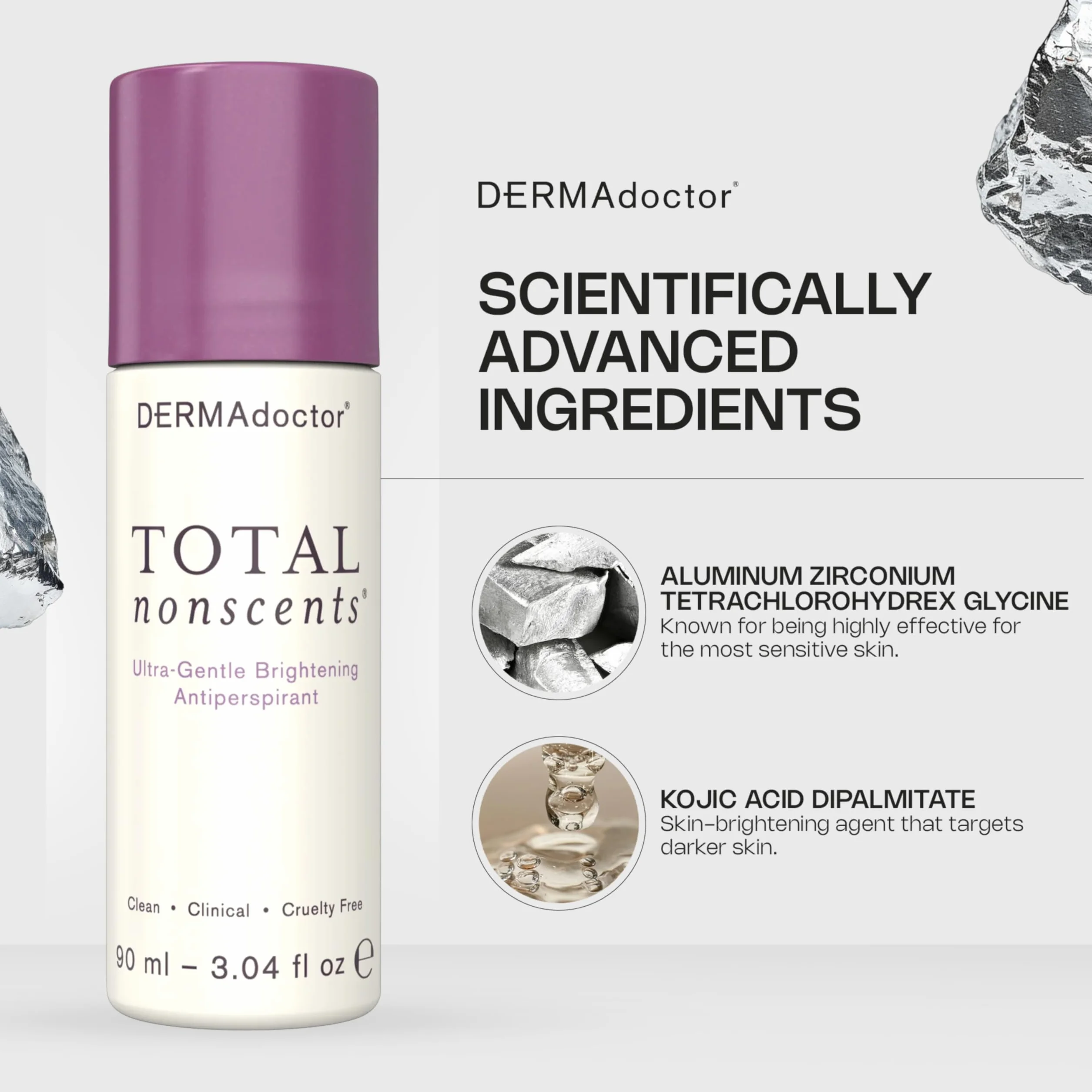 DERMAdoctor Total NonScents ultra-delikatny antiperspirant by DERMAdoctor