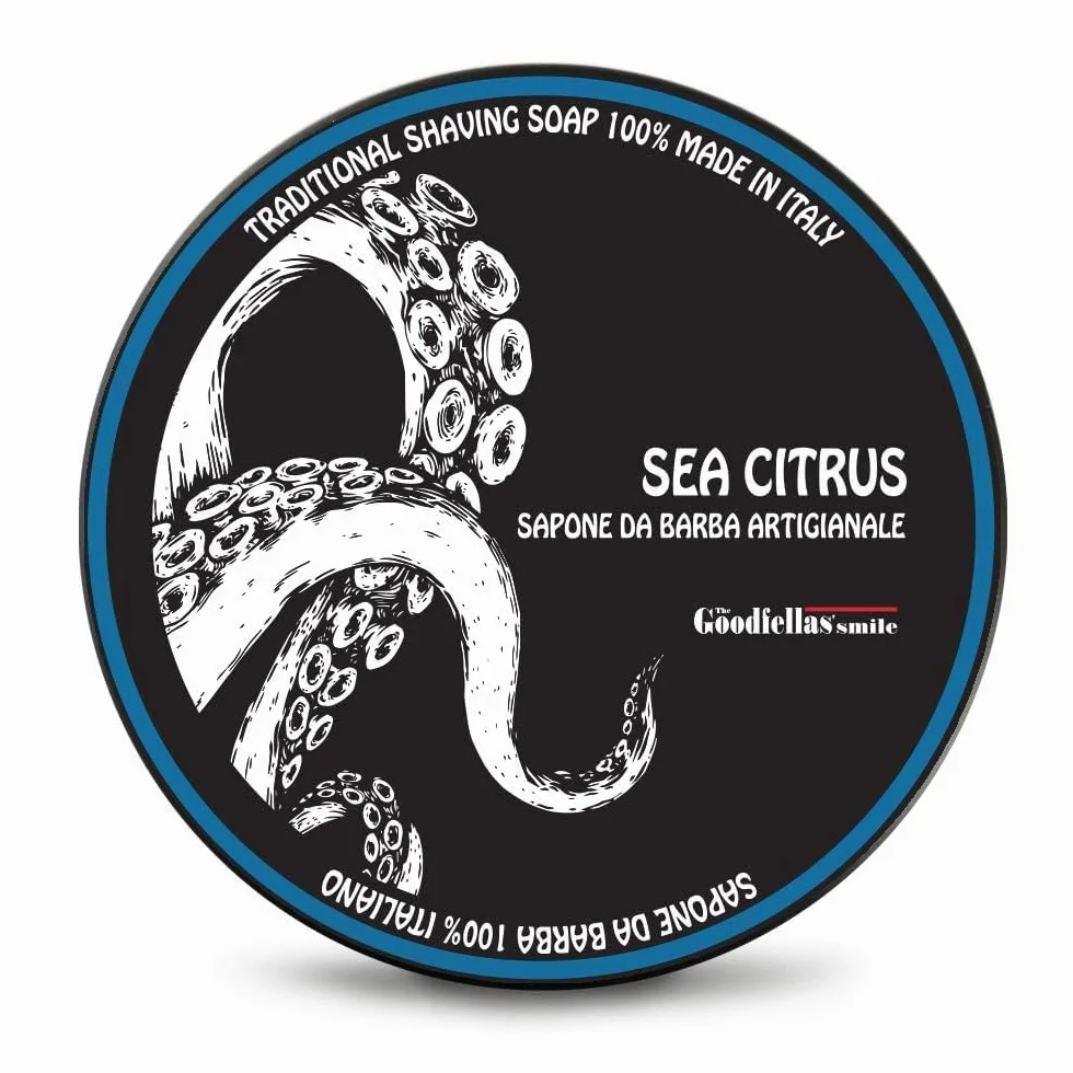 THE GOODFELLAS' SMILE Seacitrus Tradiotional Shaving Soap. Made in Italy, 100 g
