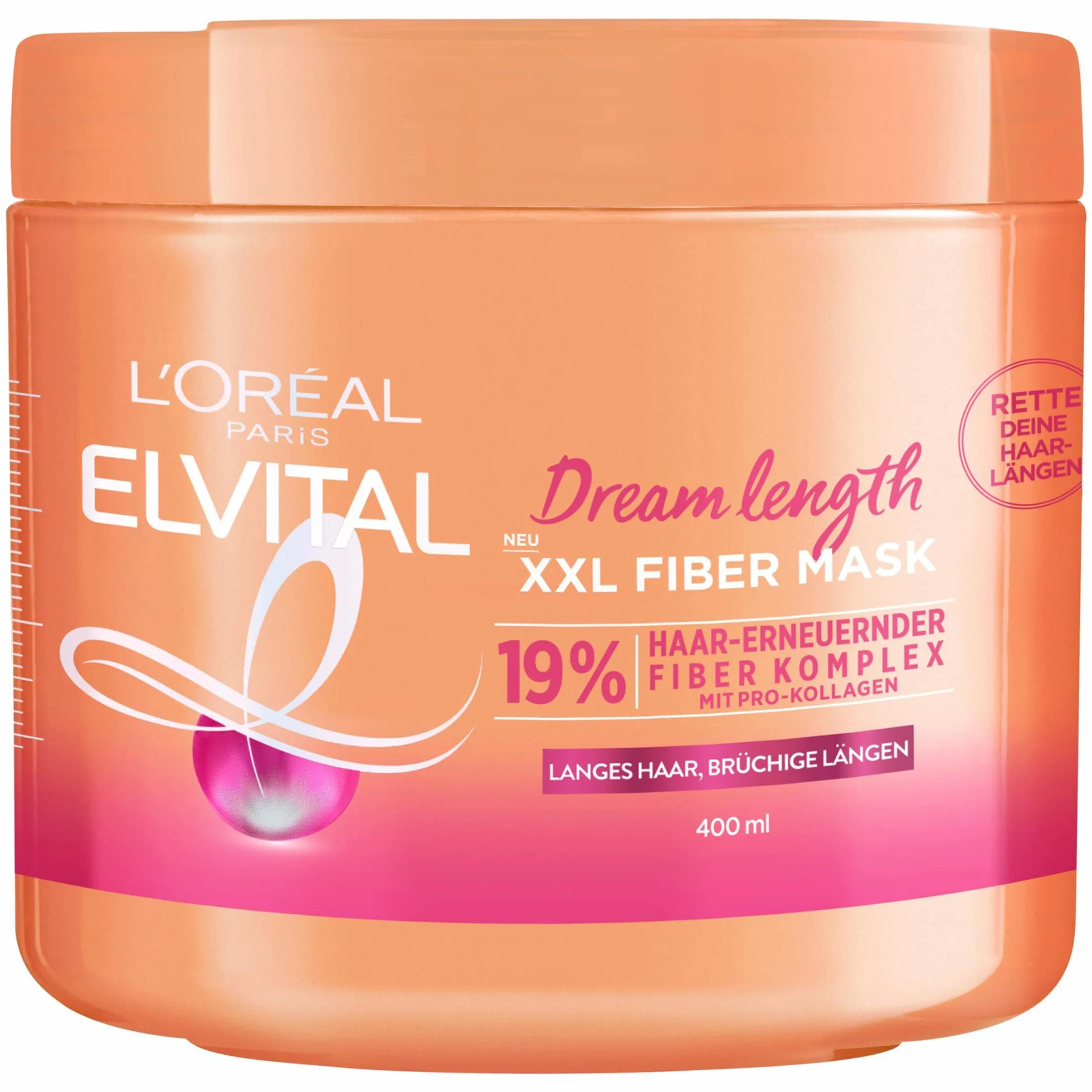 L’Oréal Paris Elvital Dream Length Xxl Kuracja do Włosów, 400 ml