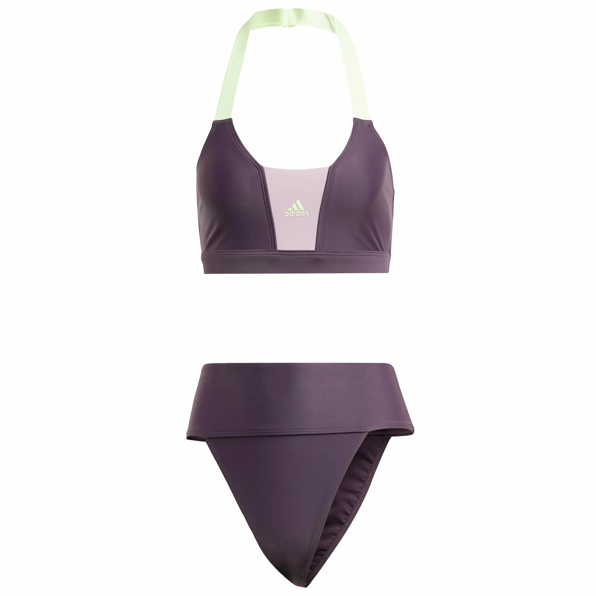 adidas Kobiety Sportswear Colorblock Bikini, Aurora Black/Preloved Fig, L