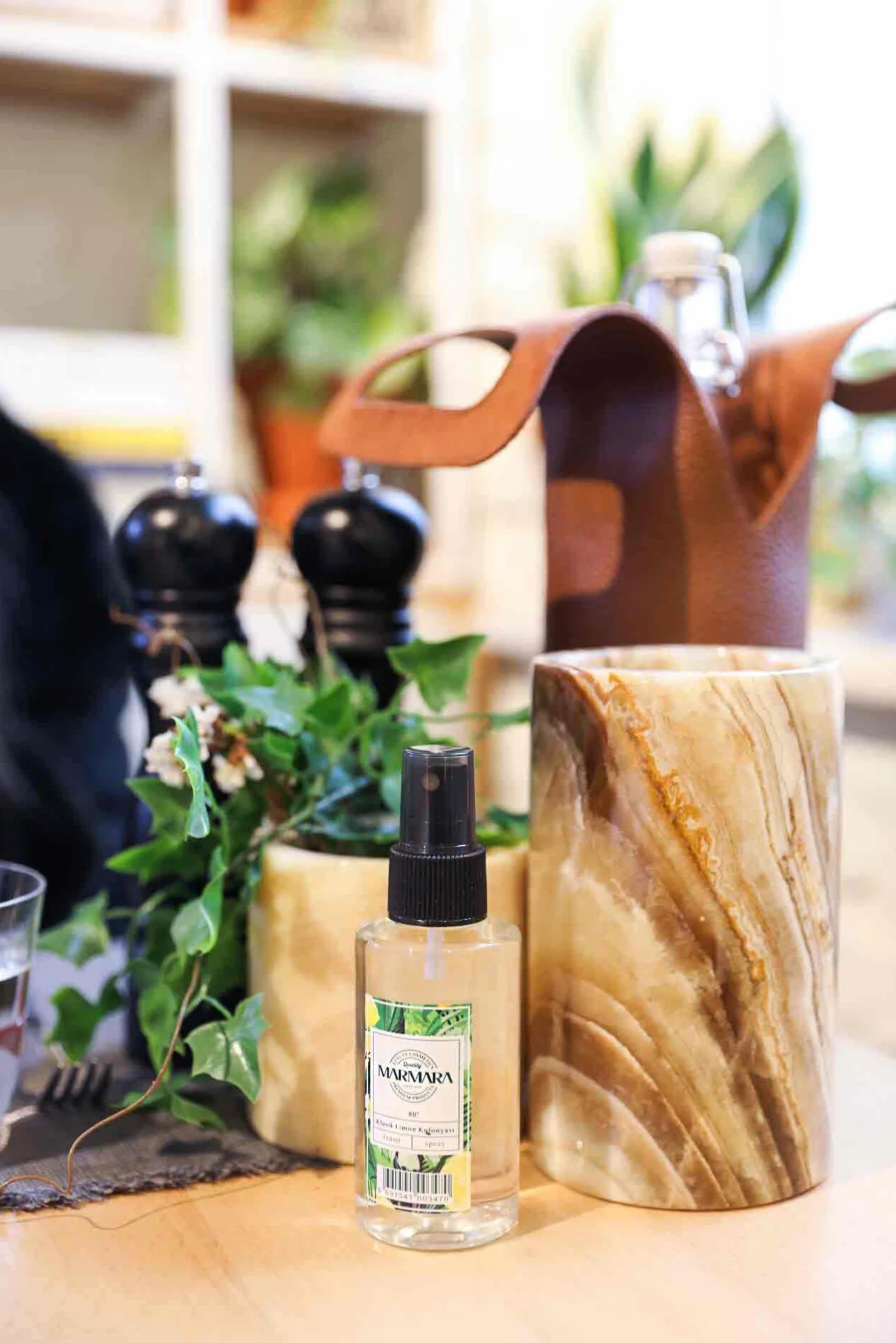 MARMARA Kolonya Spray Limon | turecka woda zapachowa | woda po goleniu | woda po goleniu | woda kolońska dla kobiet i mężczyzn | woda cytrynowa turecka | Eau de Cologne Lemon | (2 x 50 ml)
