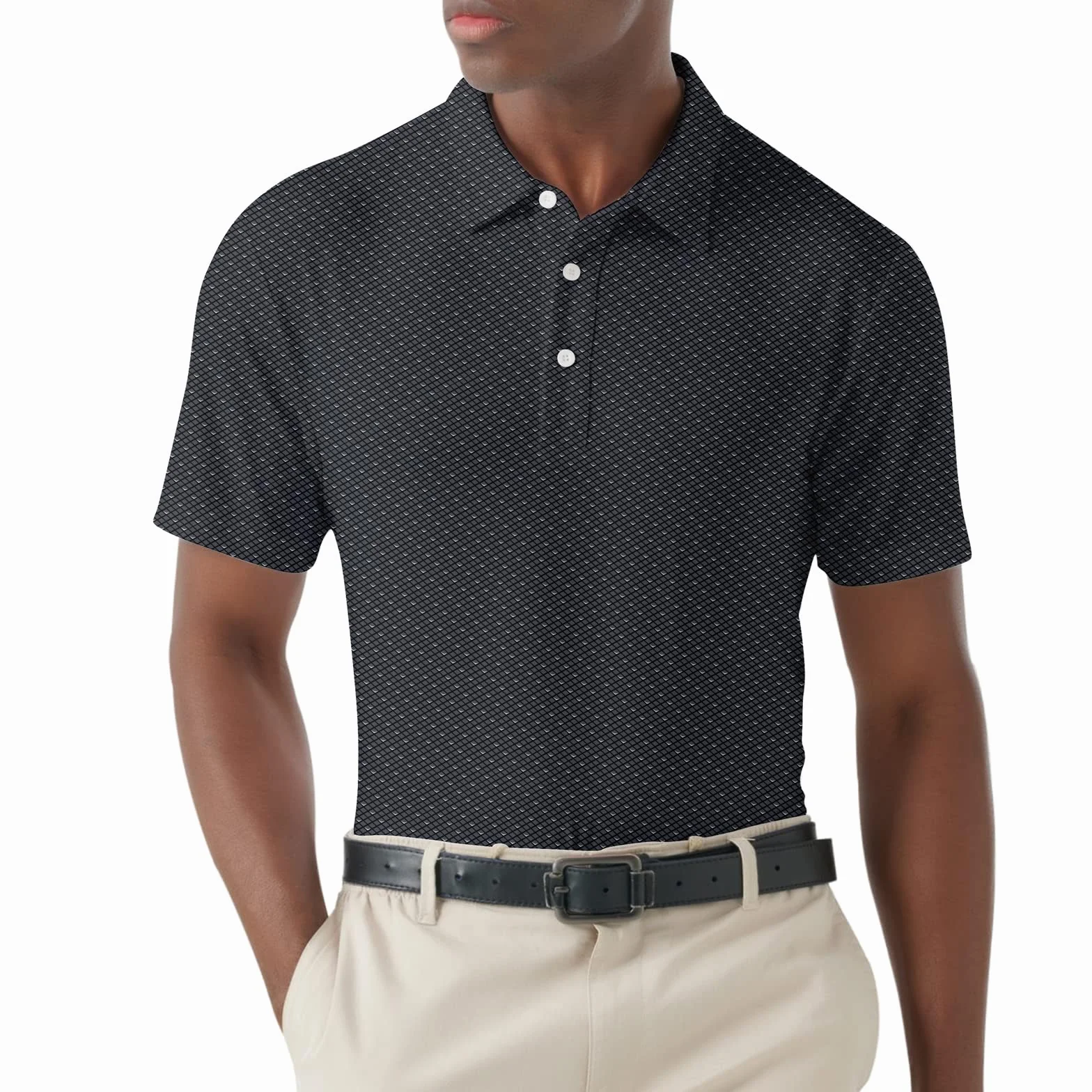 Męska koszulka polo z krótkim rękawem, letnia koszulka polo, w paski, regularny krój, casualowa, sportowa koszulka z guzikiem, golf, tenis, koszulka polo, koszulka polo basic dla mężczyzn z