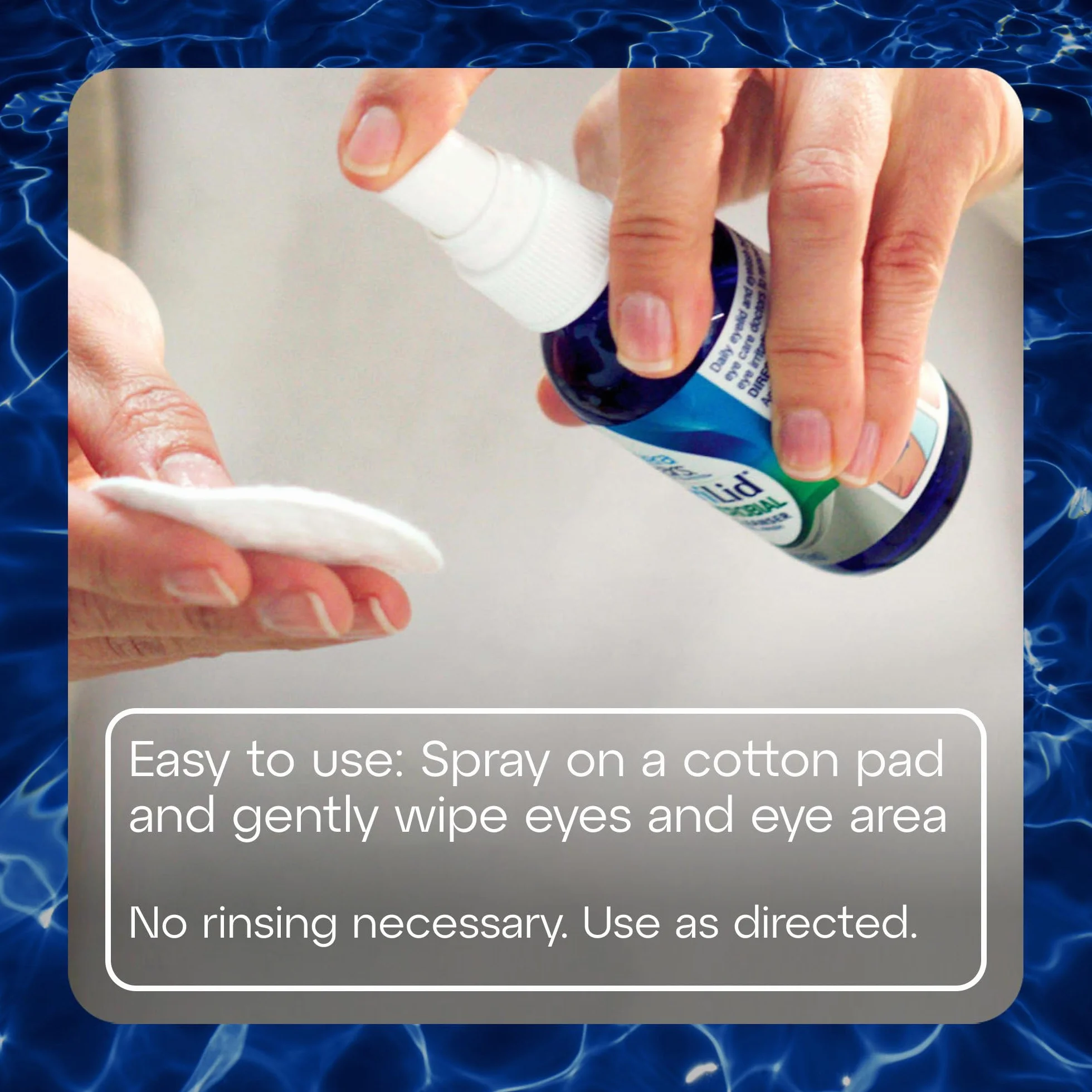 TheraTears SteriLid Antimicrobial Eyelid Cleanser and Facial Wash, 2 Fl Oz Spray