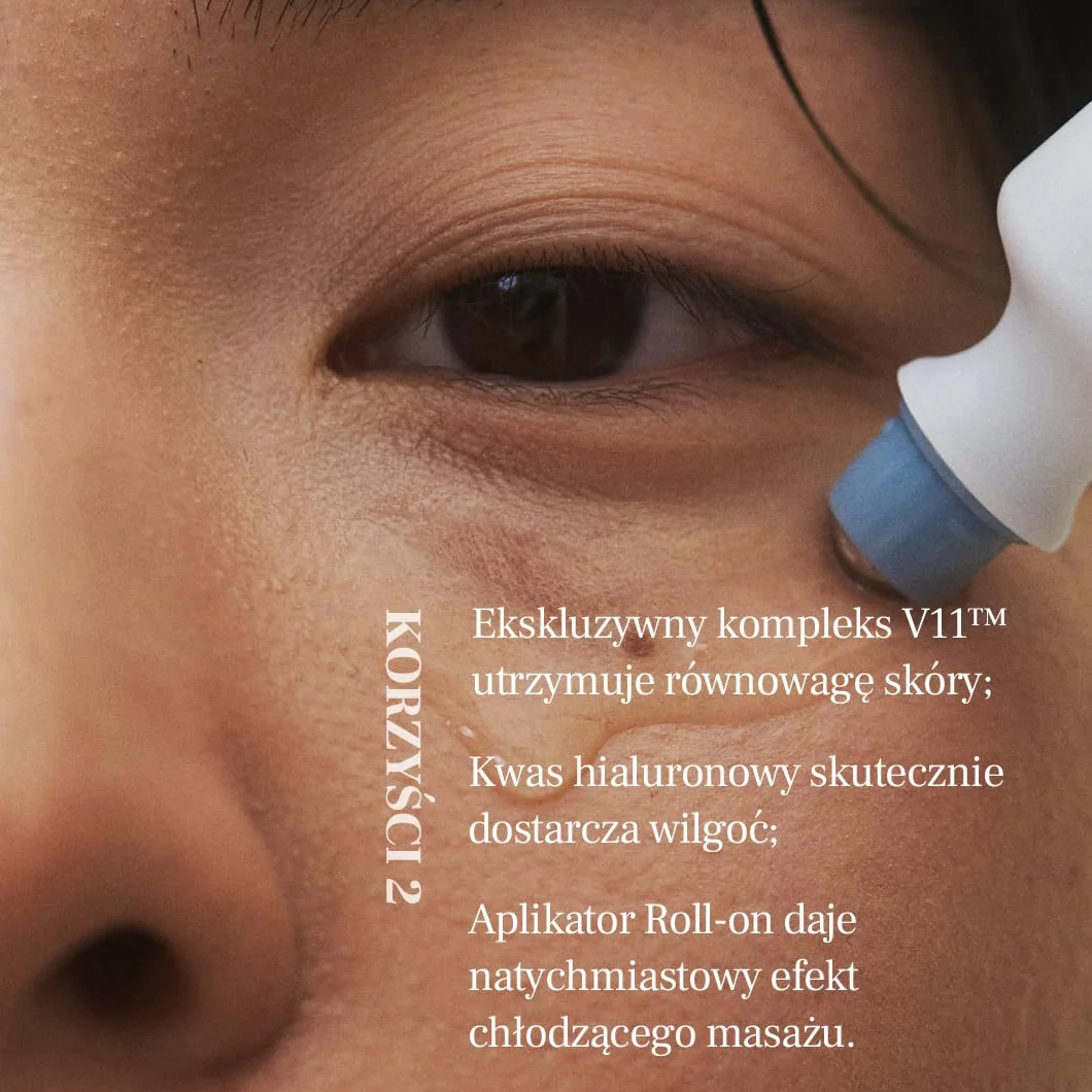 VILLAGE 11 FACTORY Serum pod oczy z kofeiną (10 ml) 10% roztworem kofeiny, efekt botoksu z heksapeptydem-8, niacynamidem, przeciwzmarszczkowe i podkrążone oczy Hydro Boost Caffeine Eye Serum