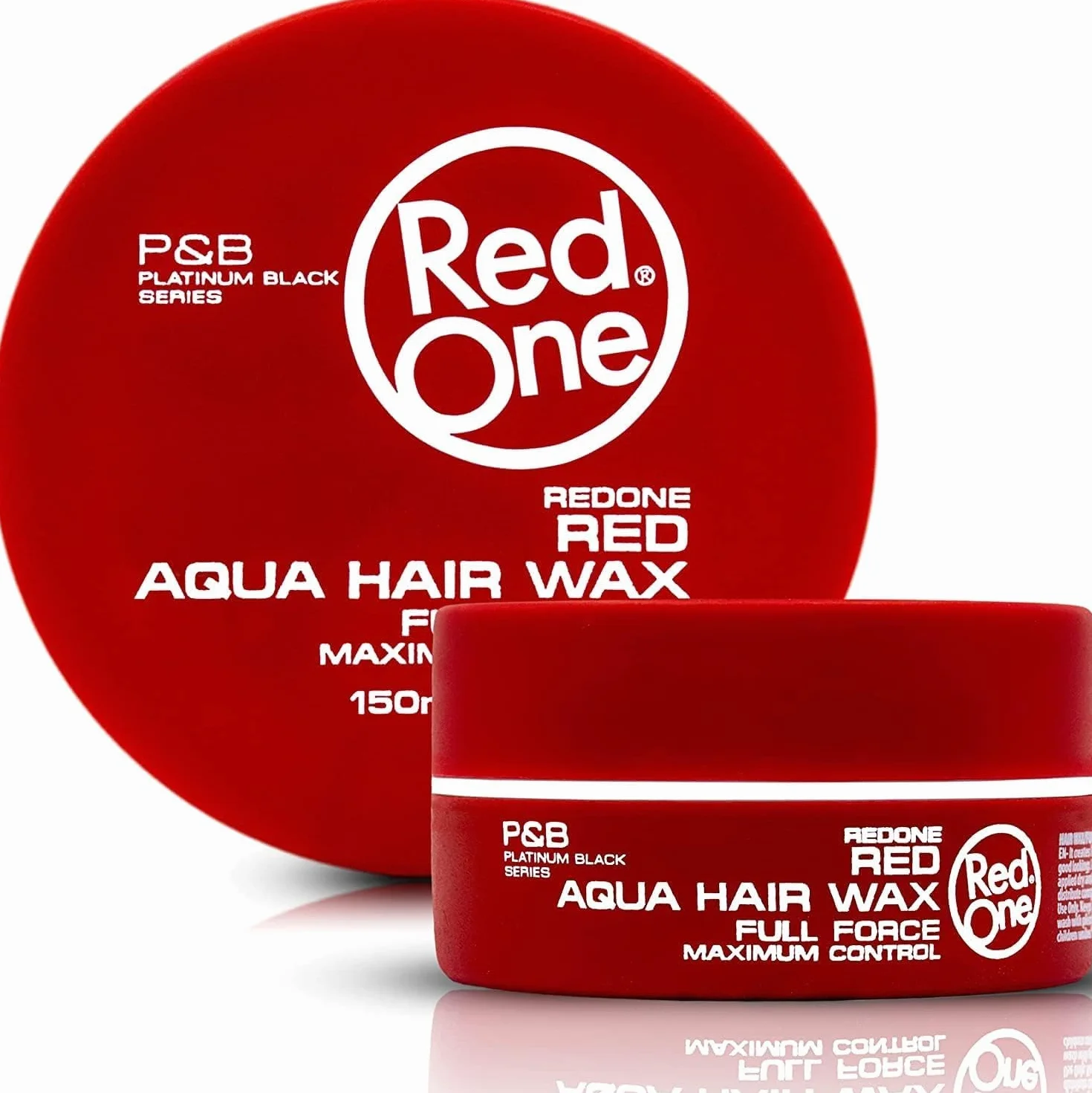 RedOne Wodny wosk do włosów czerwony 150 ml | kontrola krawędzi | ultra przyczepność | wosk do włosów dla mężczyzn i kobiet | zapach truskawek | maksymalna kontrola