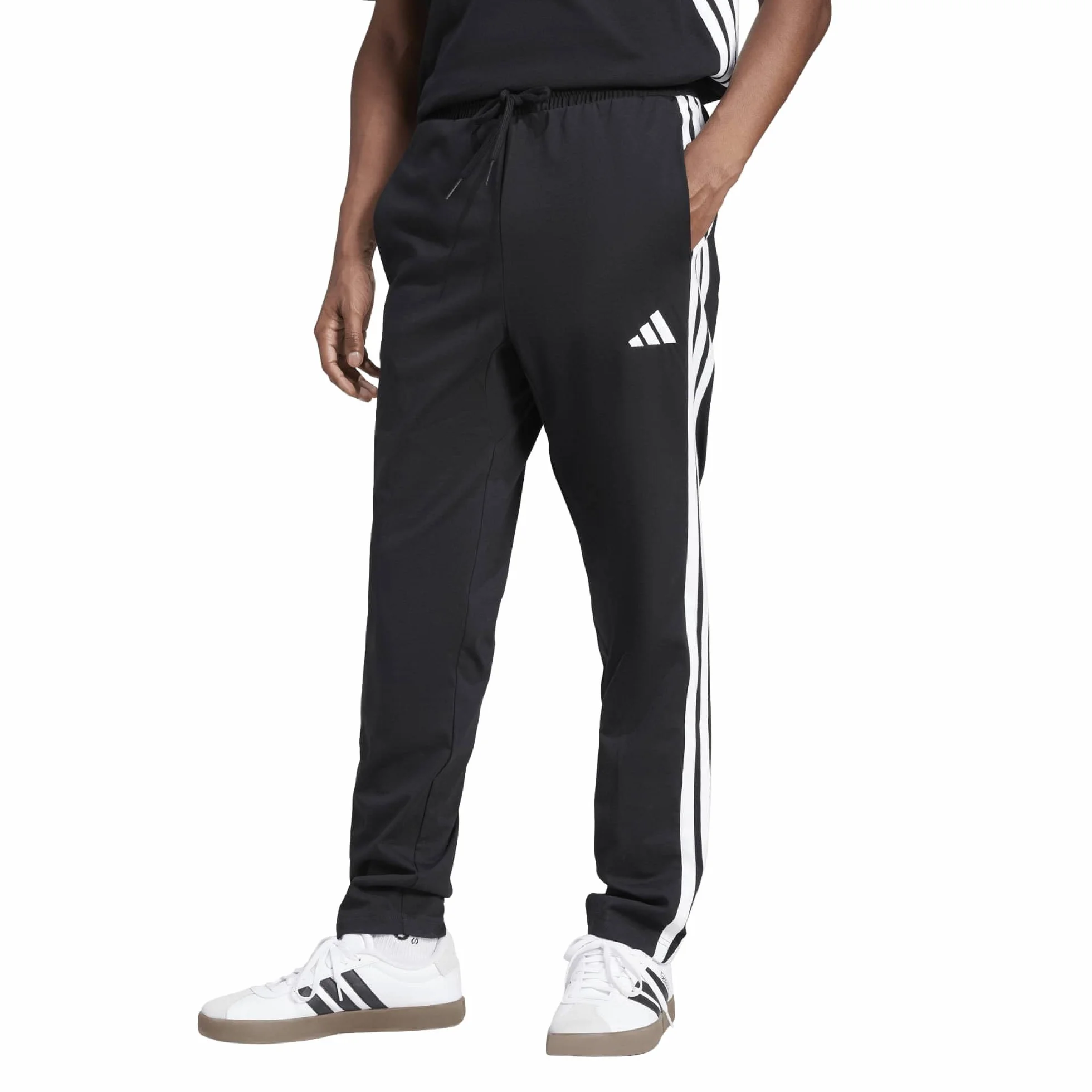 adidas Essential Three Stripes Single Jersey Pant - Spodnie dresowe Mężczyźni