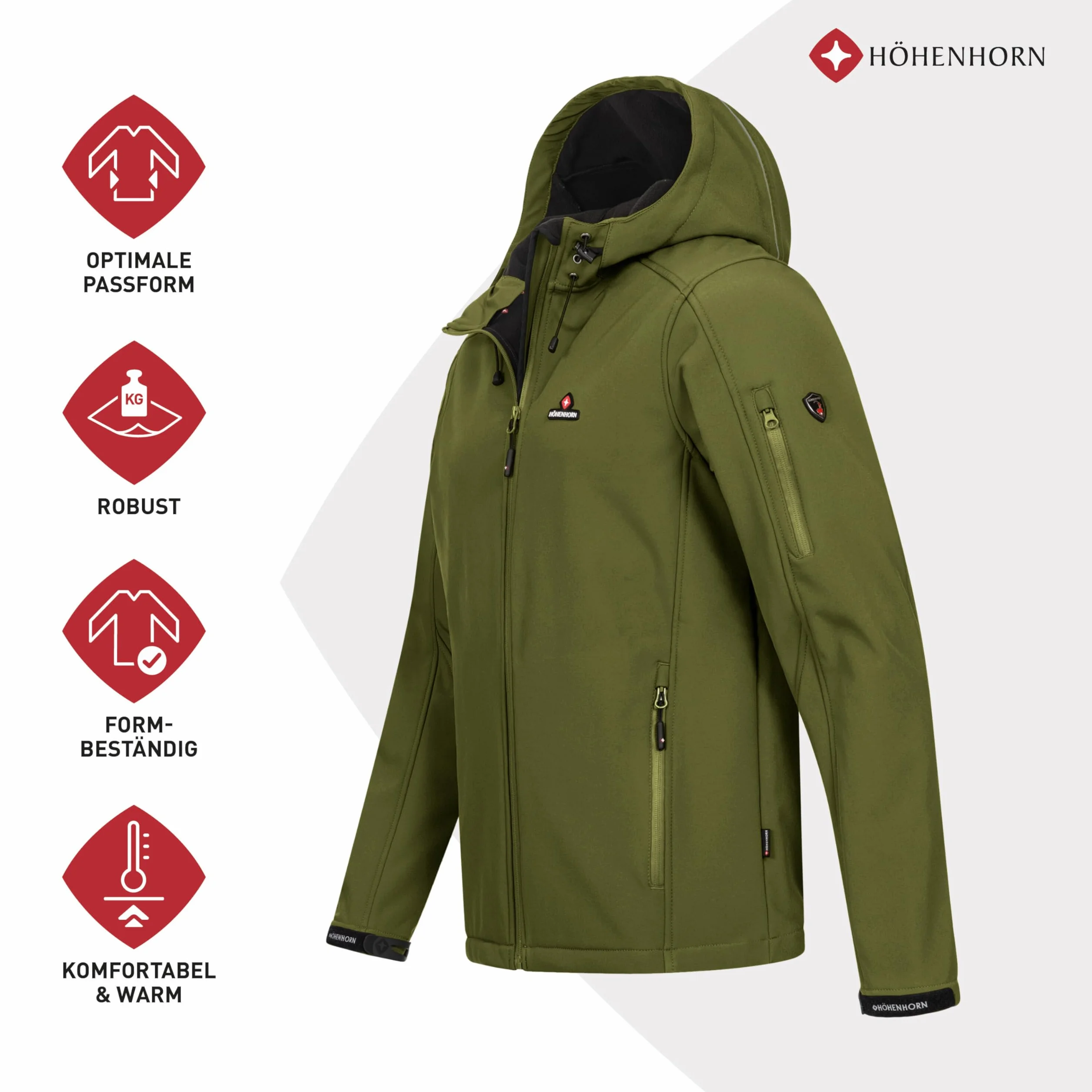 Höhenhorn Altus Męska kurtka softshellowa Outdoor Function wodoodporna
