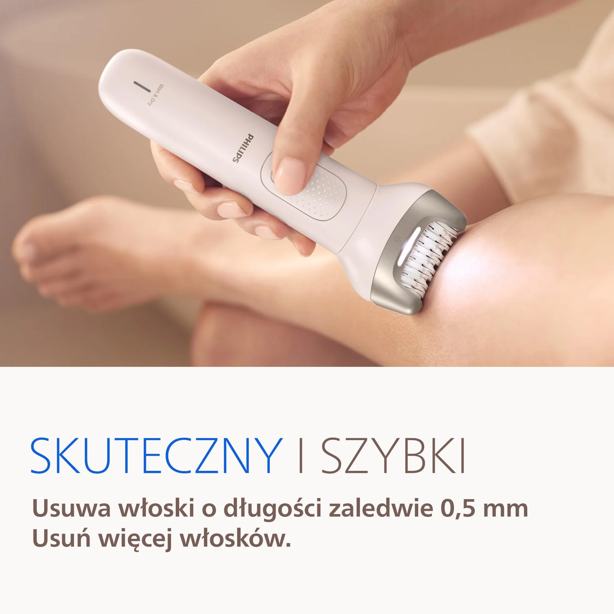 Philips Beauty Set – uniwersalny zestaw pielęgnacyjny do ciała i twarzy, do używania na mokro lub na sucho, depilacja oraz pielęgnacja ciała i skóry, model BRE749/00
