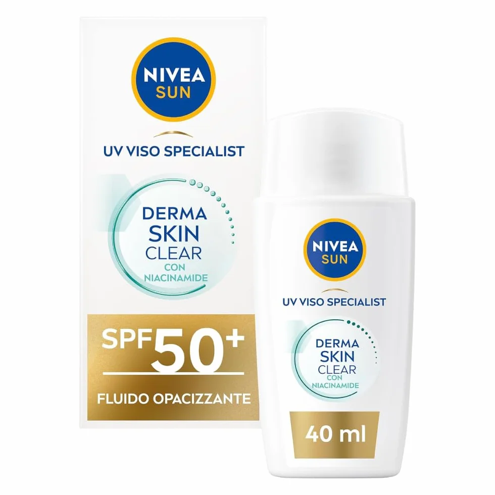 NIVEA SUN Derma Skin Clear krem przeciwsłoneczny do twarzy SPF50+ 40 ml