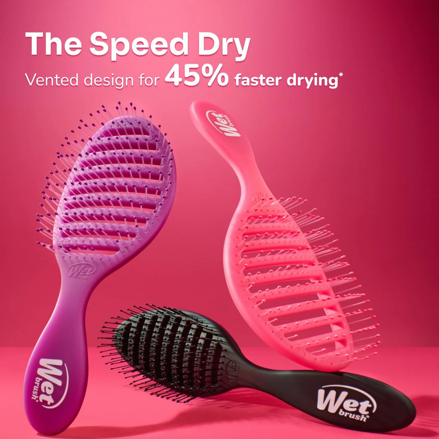 Wetbrush SPEED DRY Hairbrush Black