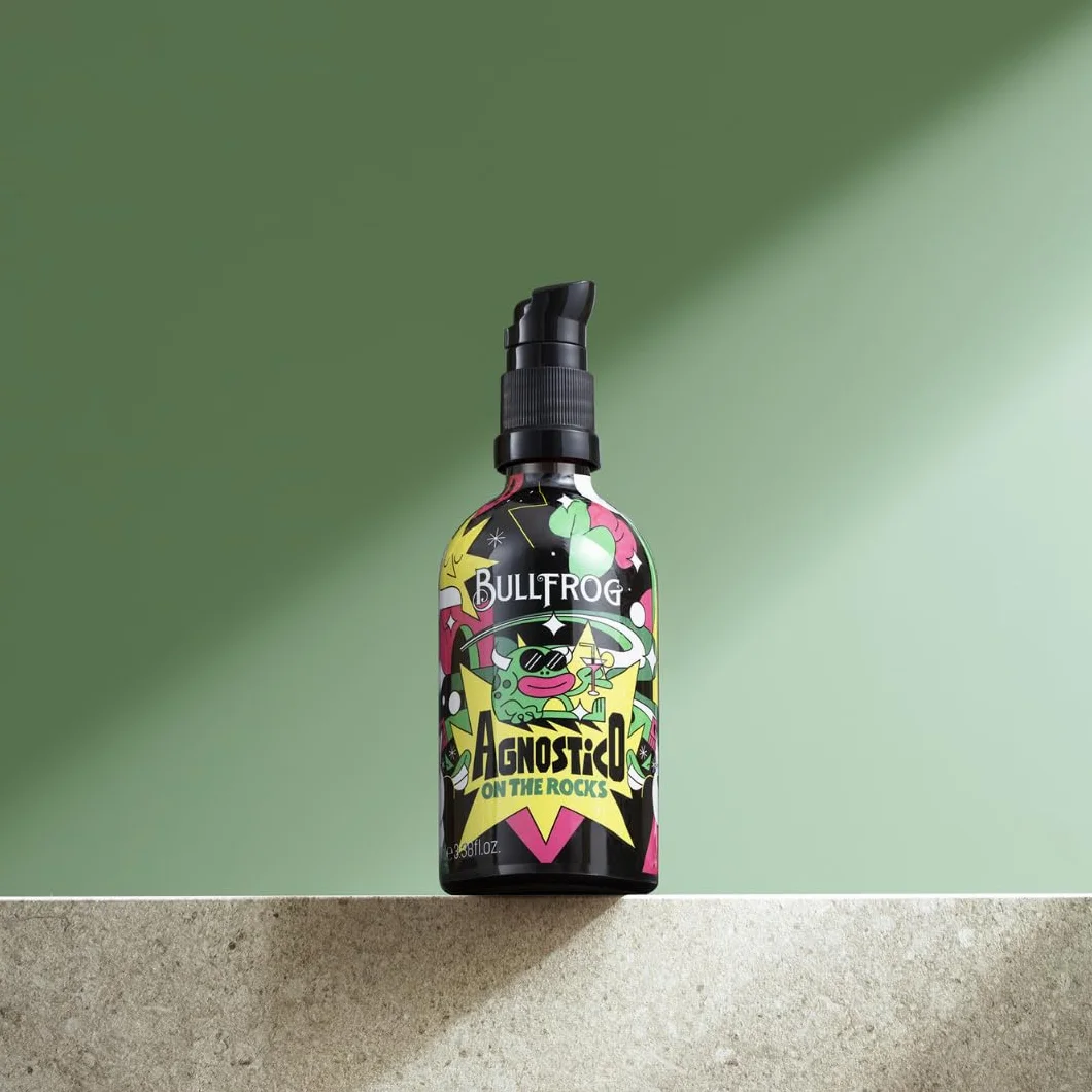 Bullfrog - Agnostic Balsam do brody On The Rocks Wielofunkcyjny Artist Limited Edition 100 ml - Odżywia i nawilża brodę przed podrażnieniami - Nuty anyżu, skóry, tytoniu i Bay Rum