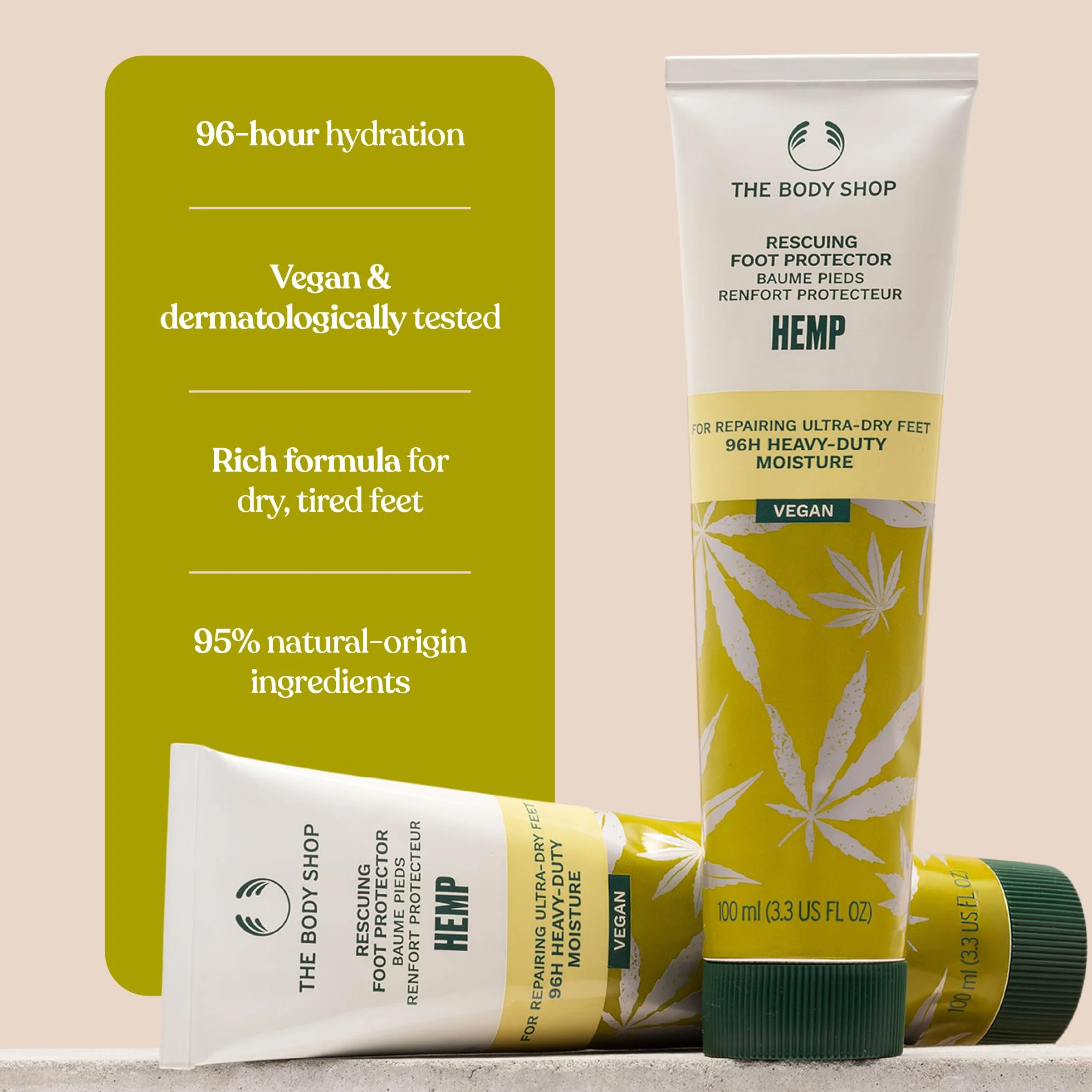 Der Body Shop Hanf Fußschutz 100ml / The Body Shop Hemp Foot Protector 100ml