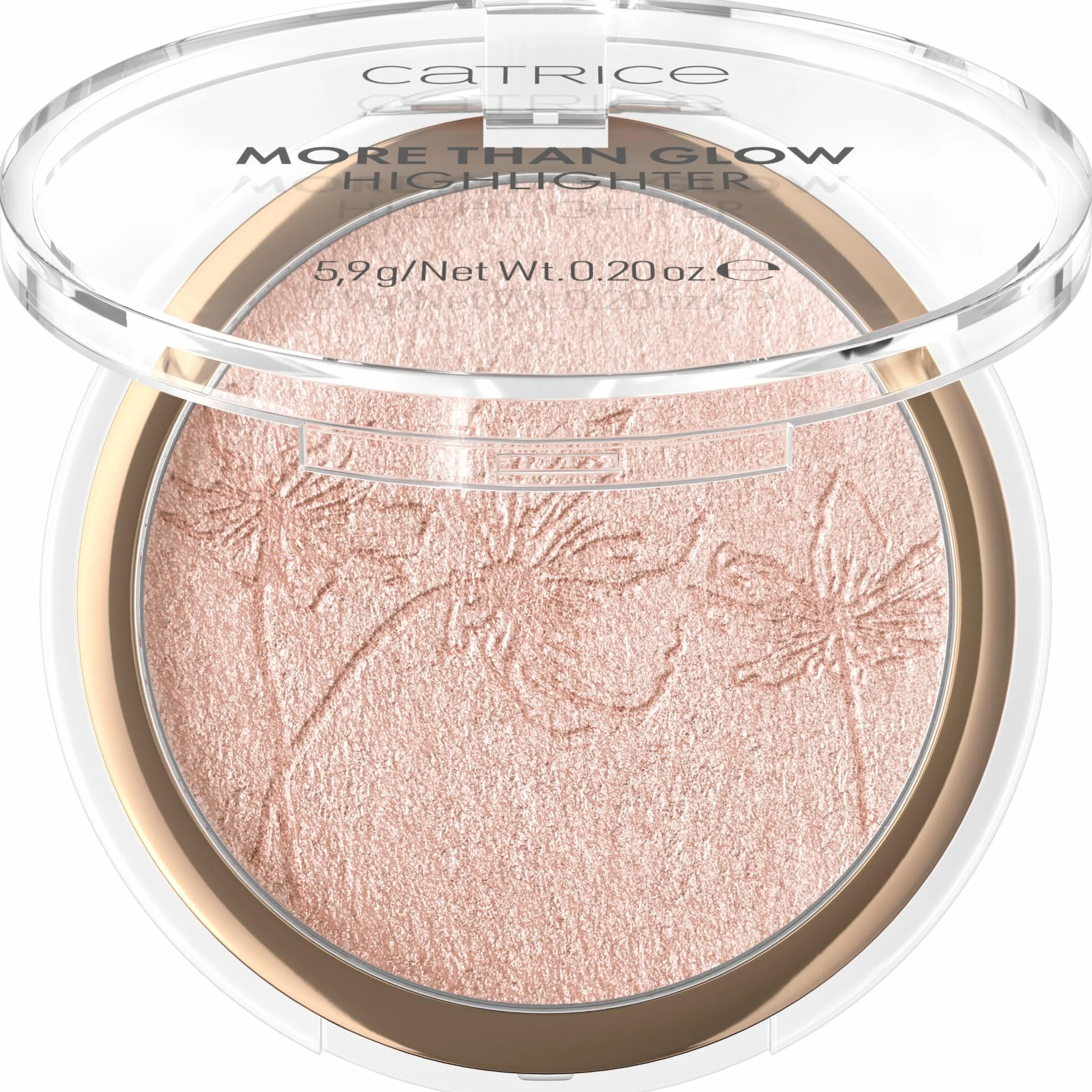 Catrice Puder rozświetlający More Than Glow, intensywny, mieniący się, metaliczny (5.9g)