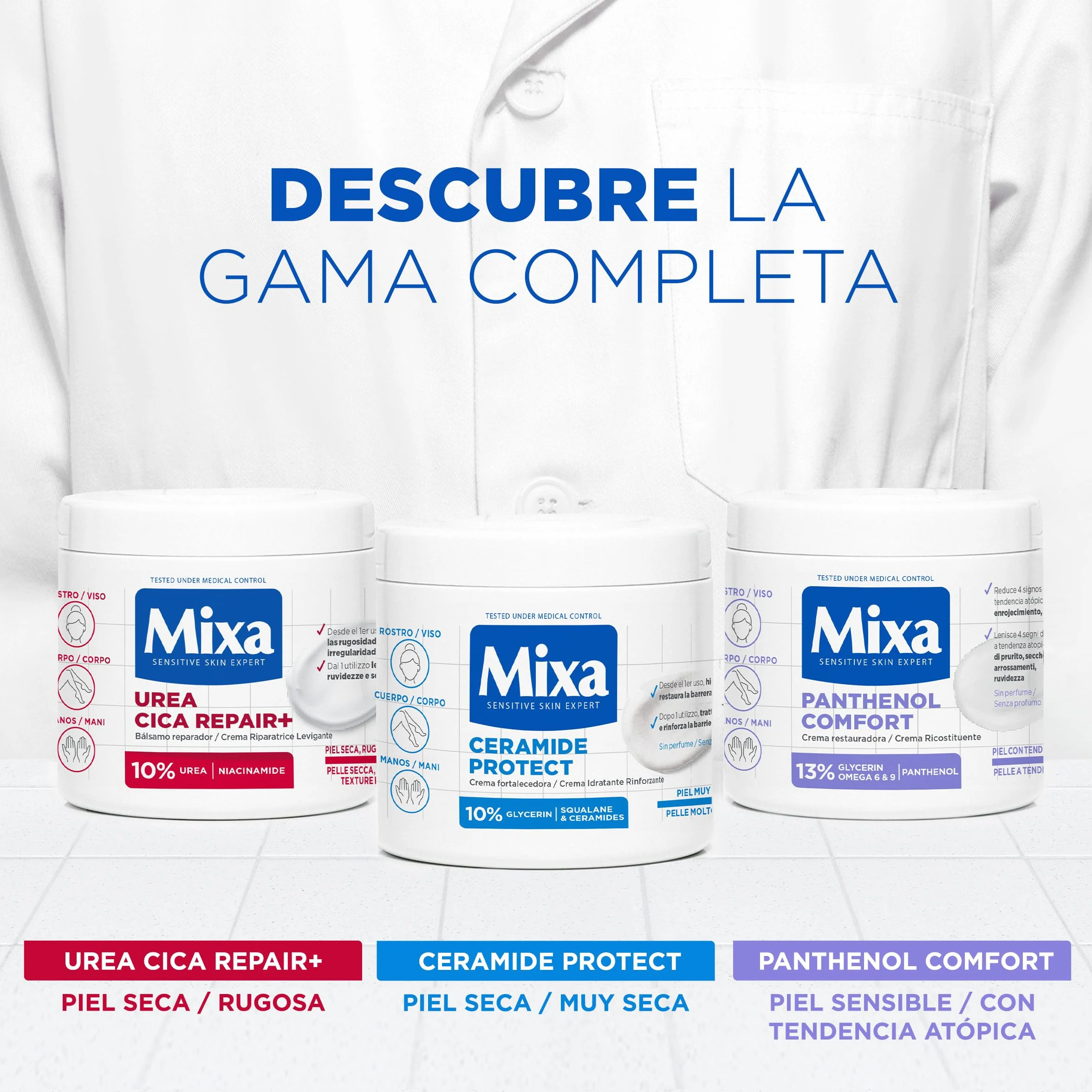 Mixa PANTHENOL Comfort krem do ciała 400 ml