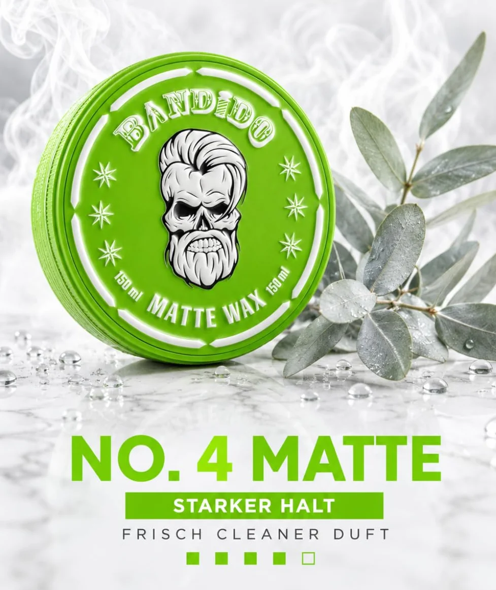Bandido Matte Hair Wax, 150 ml (1 opakowanie)