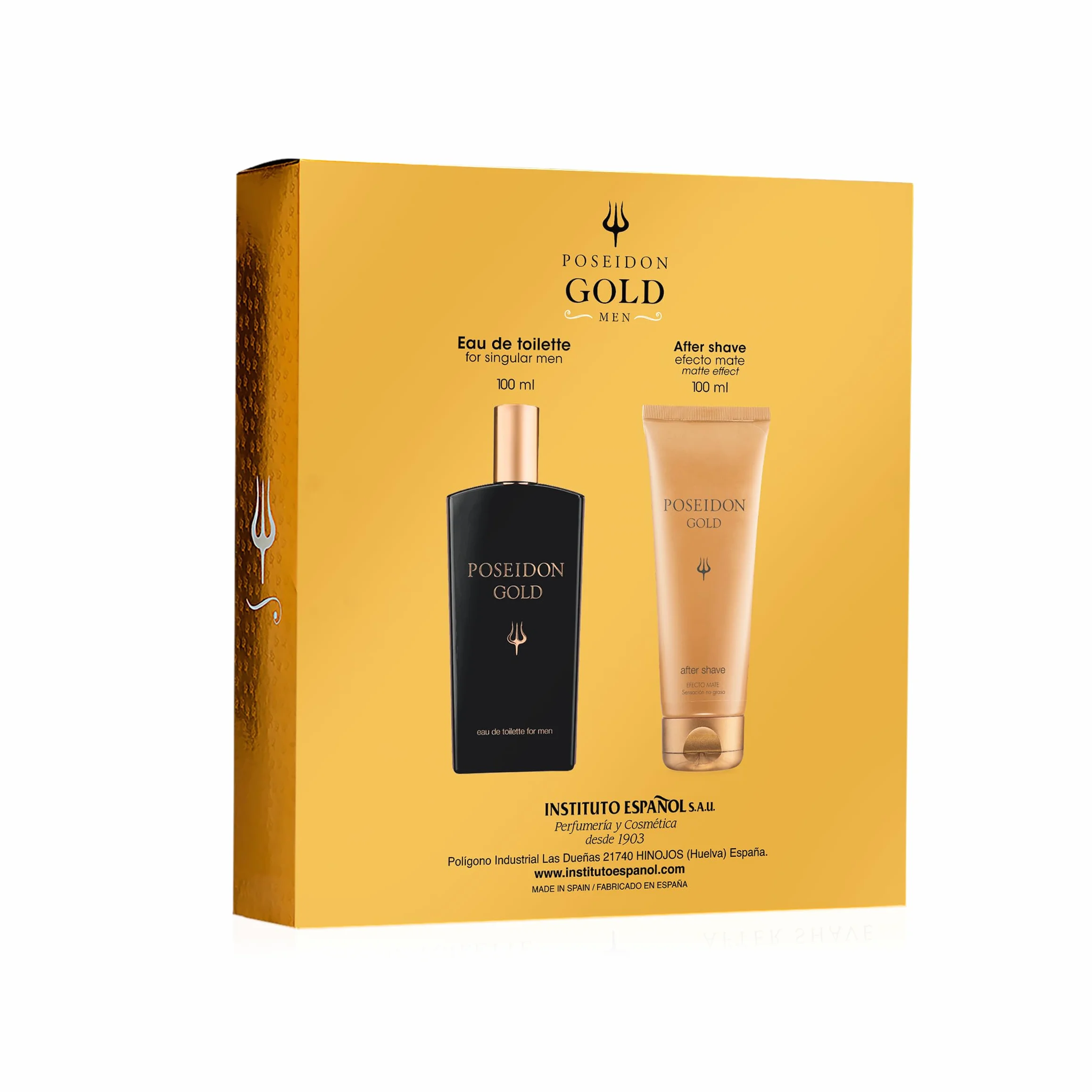 Instituto español Zestaw Poseidon Gold Men Edt 100Ml A/S 100Ml