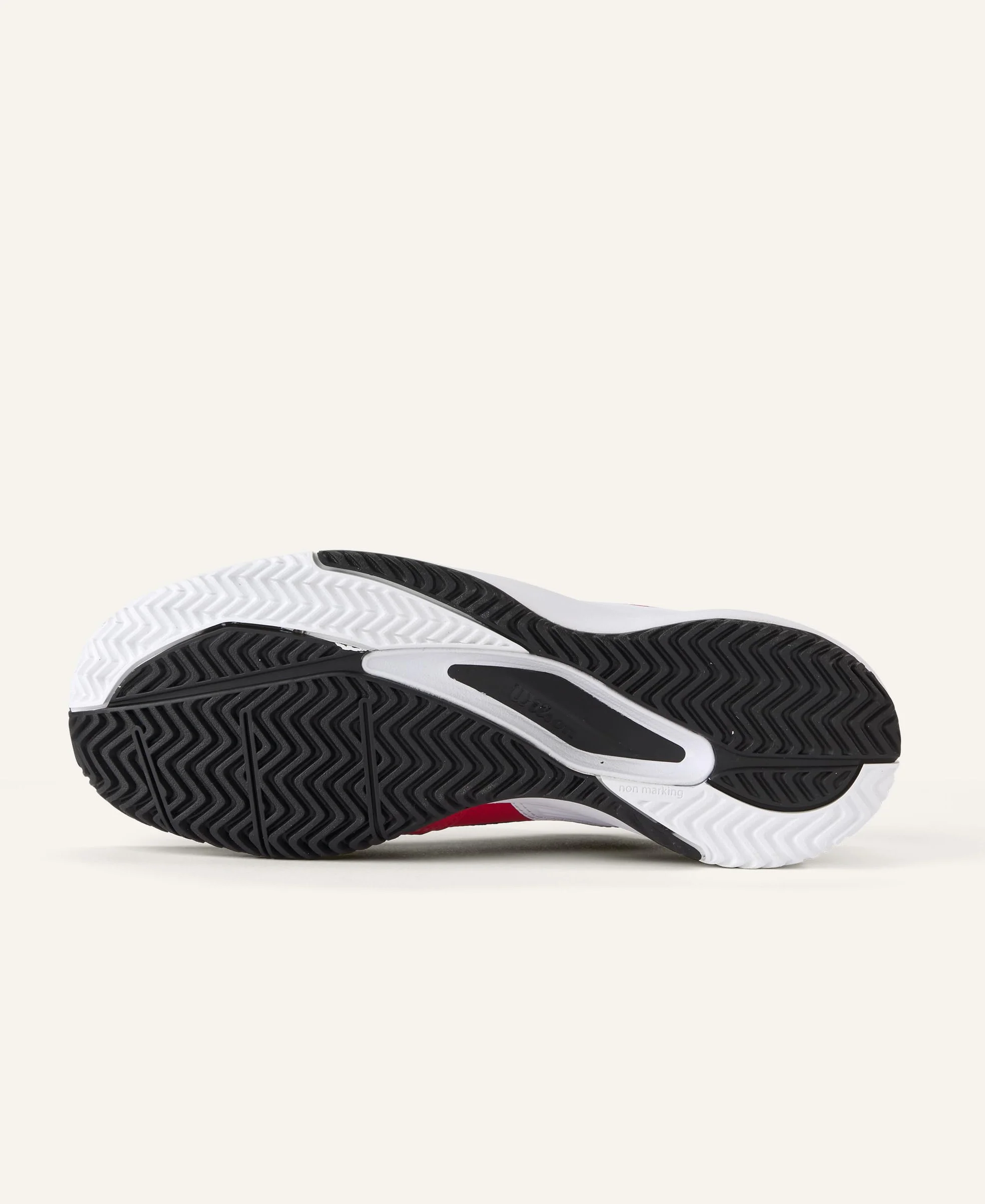 Wilson Męskie buty tenisowe Rush PRO ACE, podczerwień/białe/czarne, 42 EU, Podczerwień, biały, czarny, 9 UK