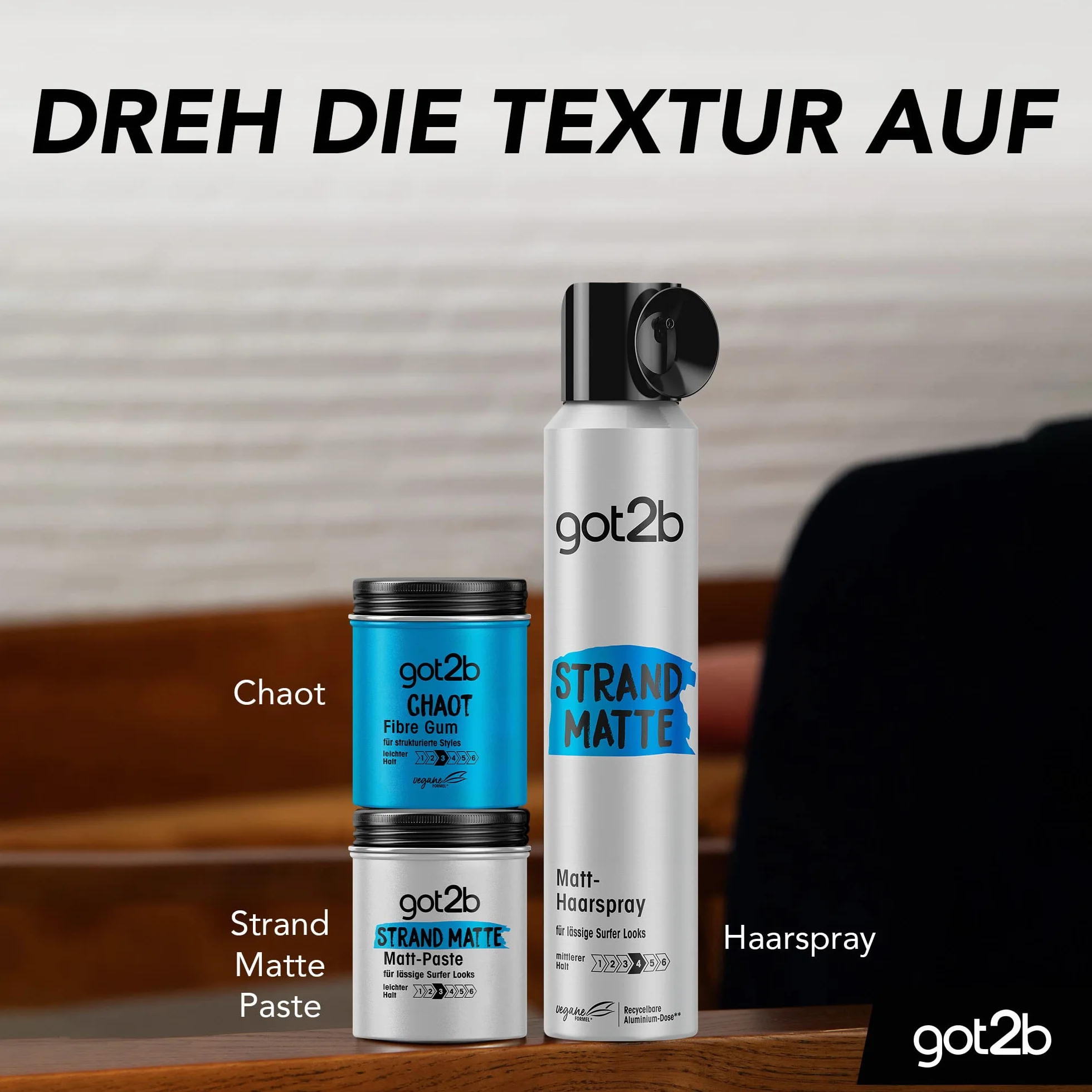 Got2B Strand Matte Pasta do Włosów, 100 ml