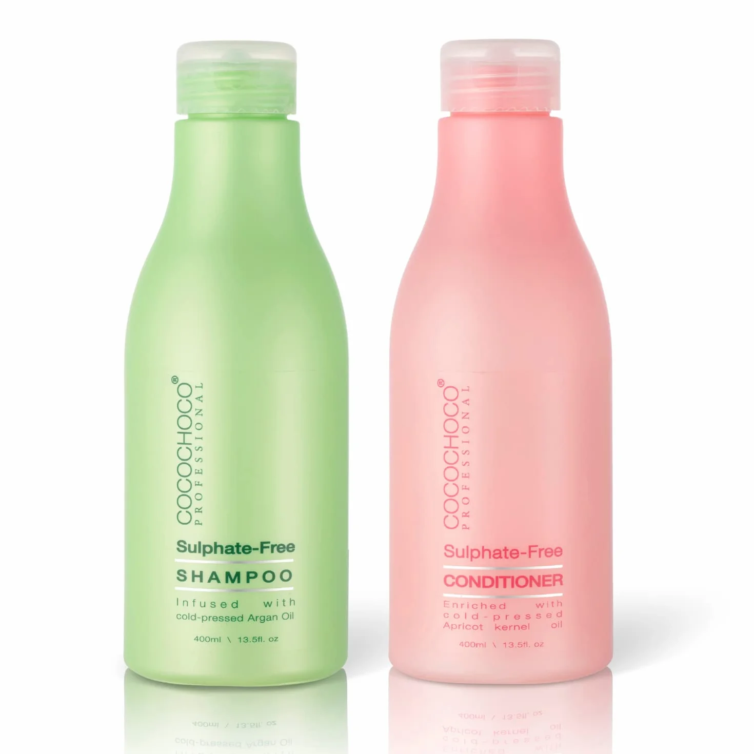 COCOCHOCO Professional szampon do pielęgnacji po zabiegu 400 ml i odżywka bezsiarczanowa do włosów 400 ml