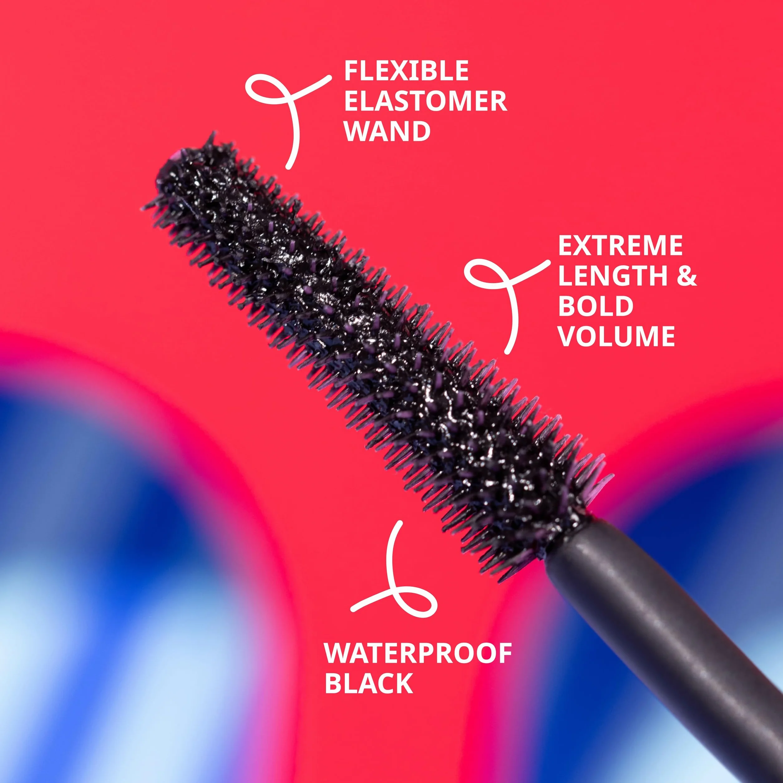 essence Wodoodporna maskara wydłużająca i pogrubiająca do rzęs lash WITHOUT LIMITS WATERPROOF EXTREME LENGTHENING & VOLUME, długotrwały, zwiększenie objętości, intensywnie czarny, wydłużanie (13ml)