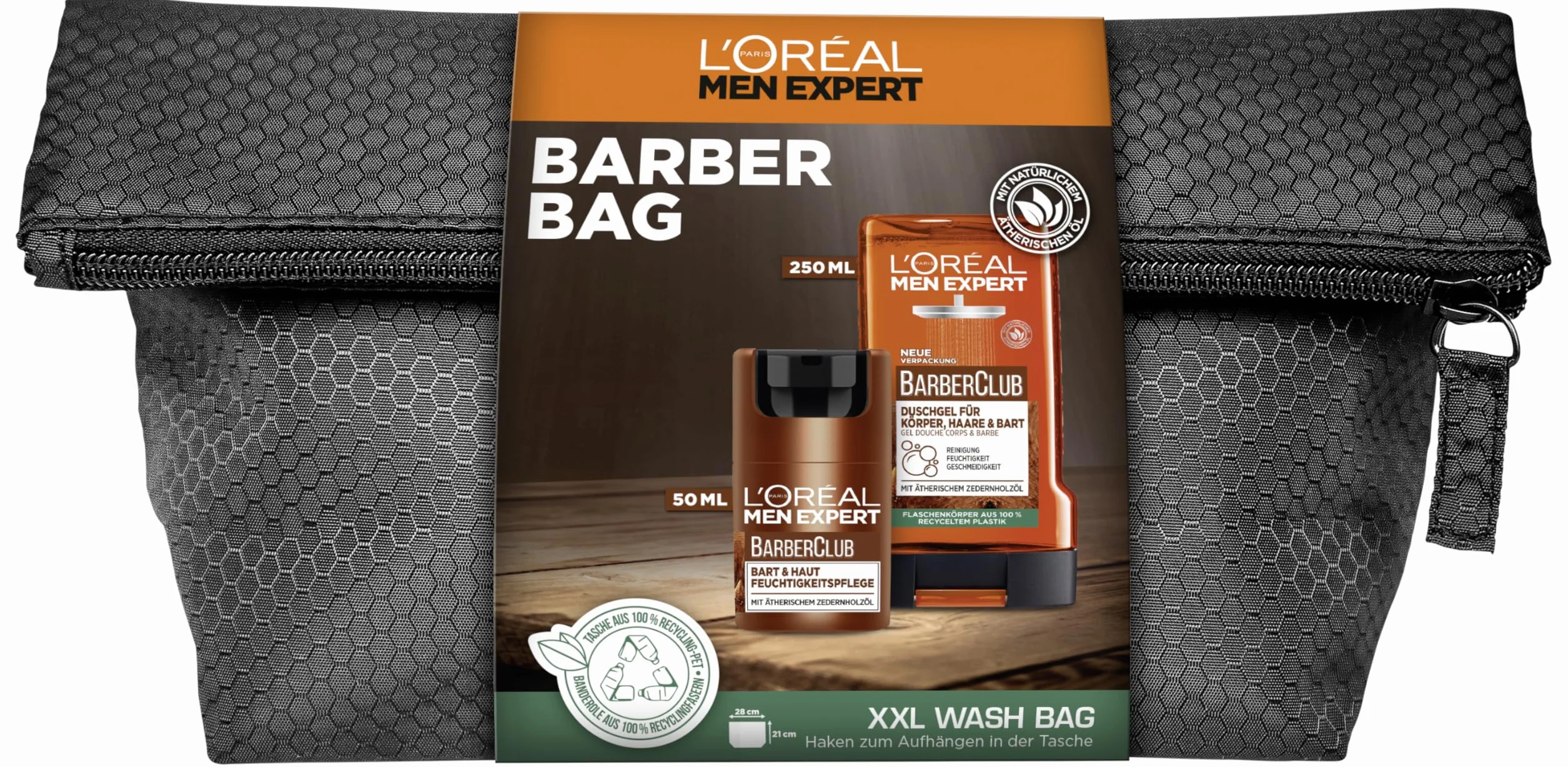 L'Oréal Men Expert Barber Club zestaw do pielęgnacji brody 50 ml + 250 ml